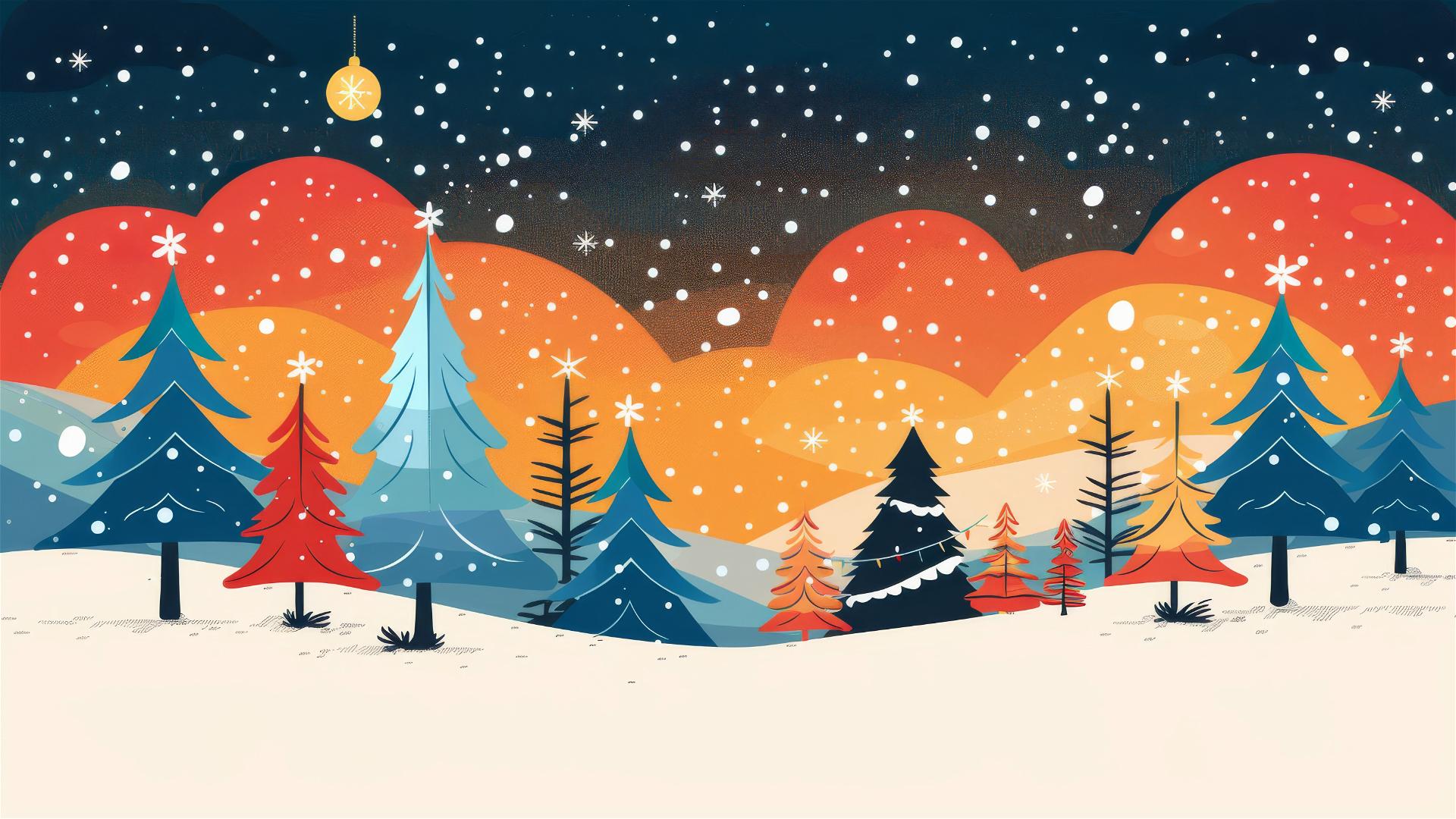 Christmas vector graphic design.