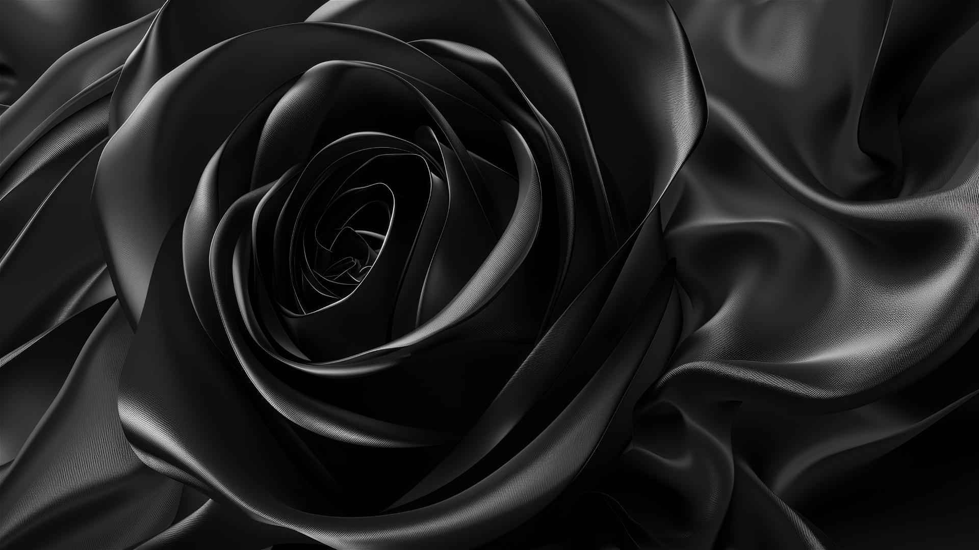 Minimalistic black rose-colored shapes on iPhone background