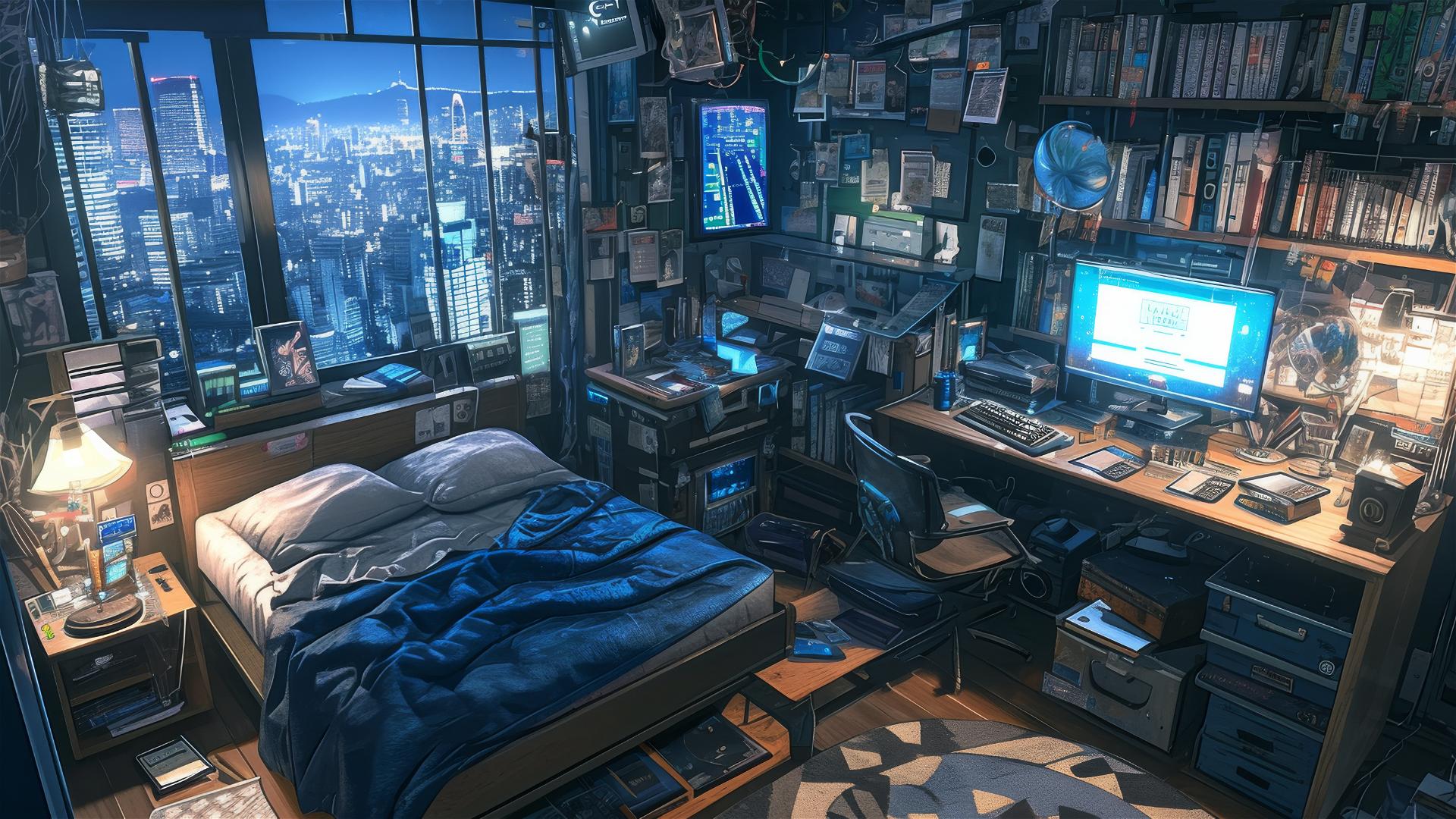 Room inspired by Casio G-Shock design