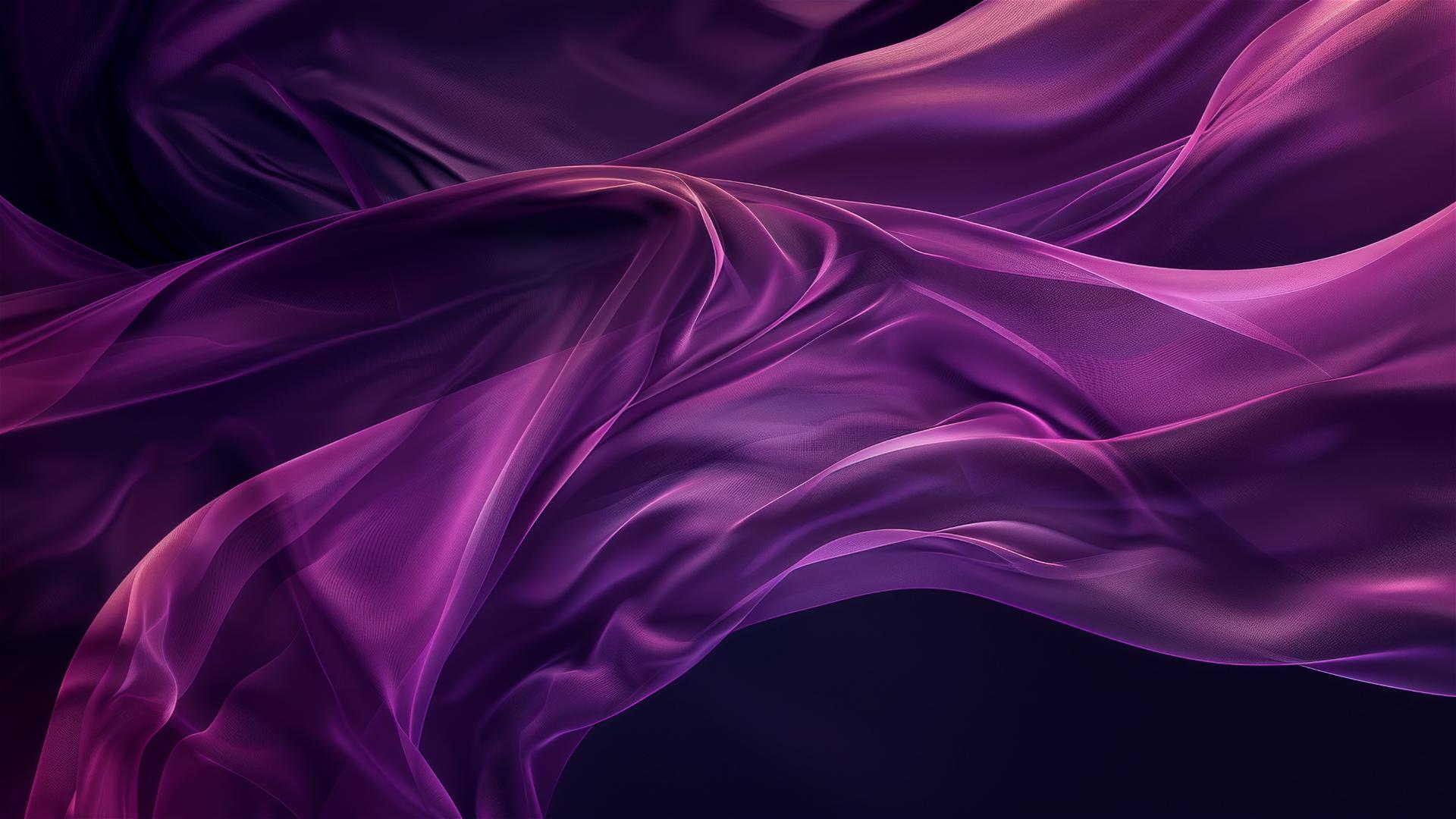 Black plum-colored shapes flowing on iPhone background