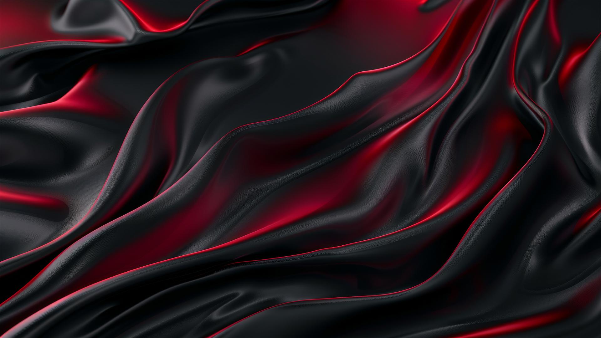 Elegant black garnet flowing shapes on iPhone background