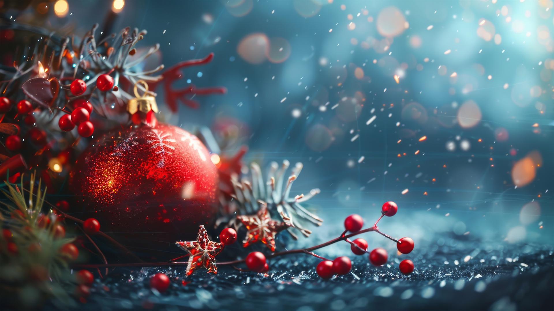 Christmas background in 4K resolution