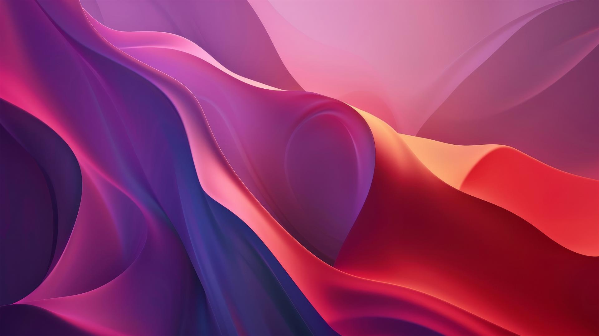 Blackberry-colored flowing shapes on elegant minimalist iPhone backdrop