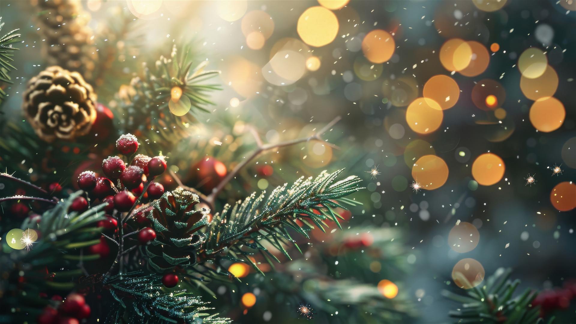 Creative 4K Christmas background