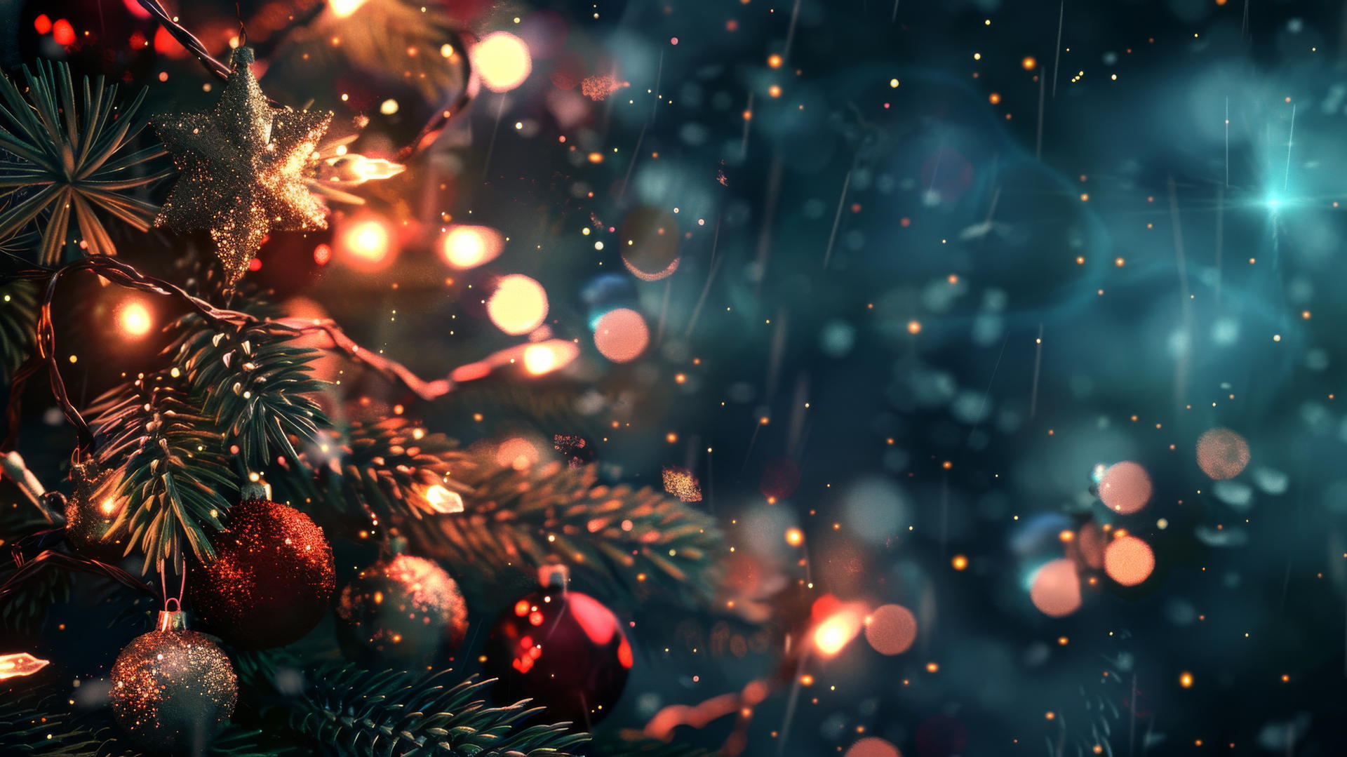 Creative Christmas background in 4K resolution