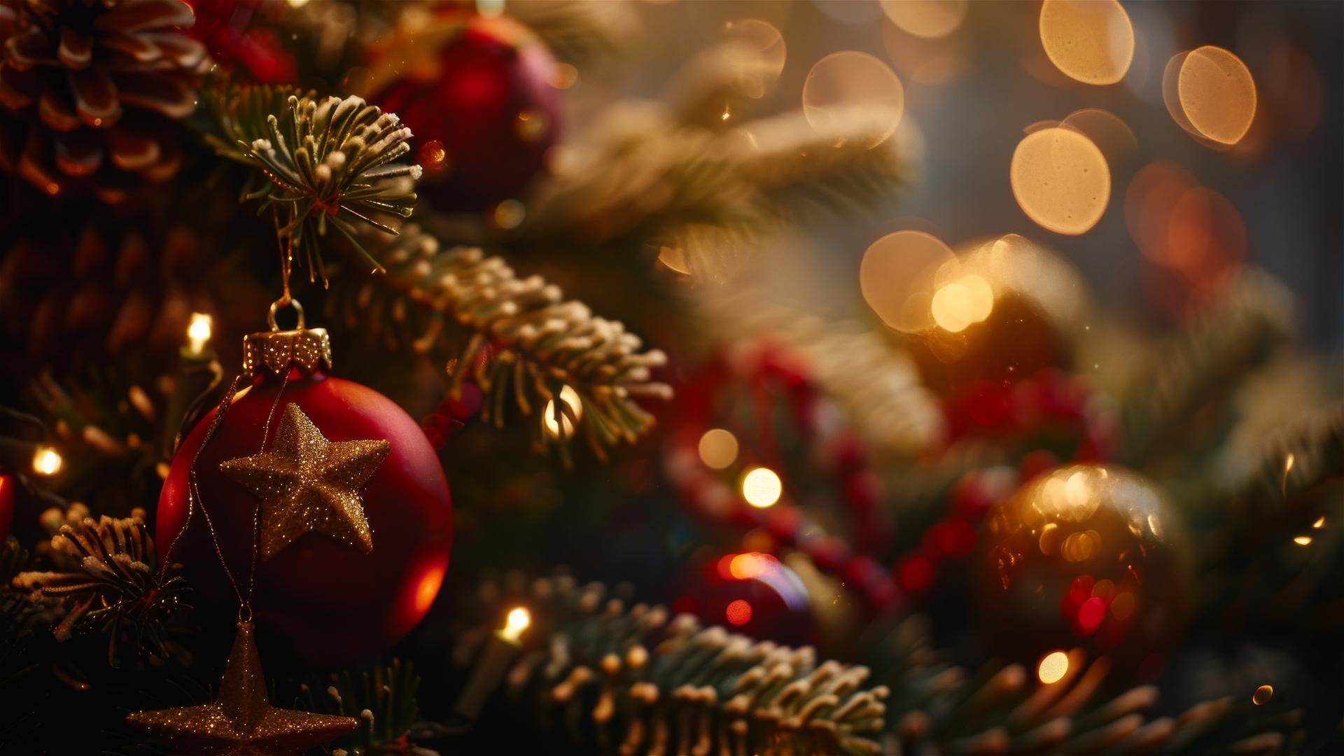 Christmas background in 4K resolution