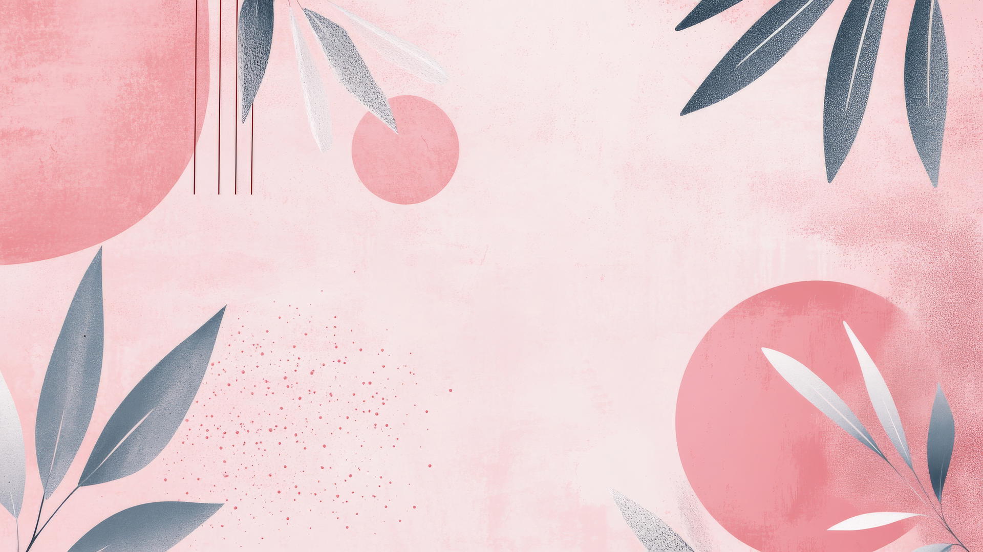 aesthetic cute pink wallpaper with minimalist geometric shapes
