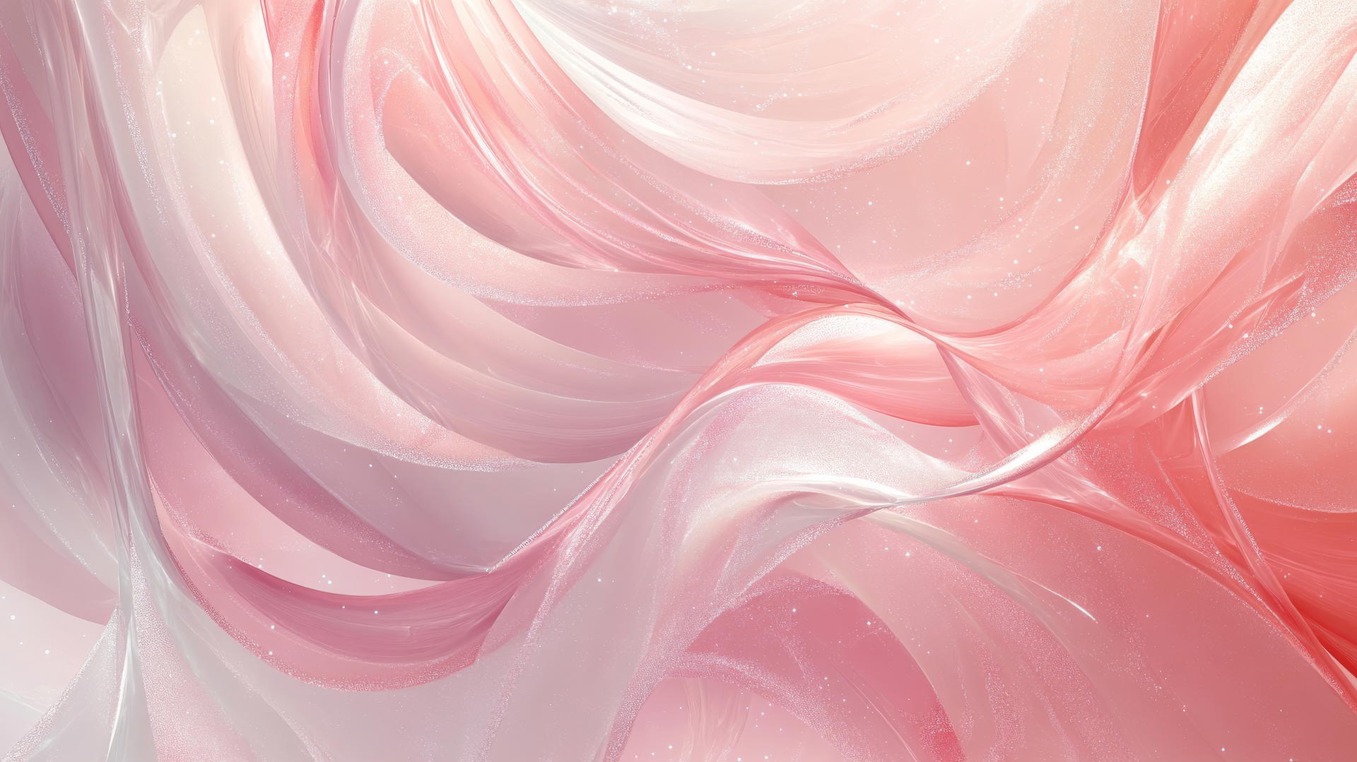 Abstract design with delicate swirls and gradients of light pink wallpaper