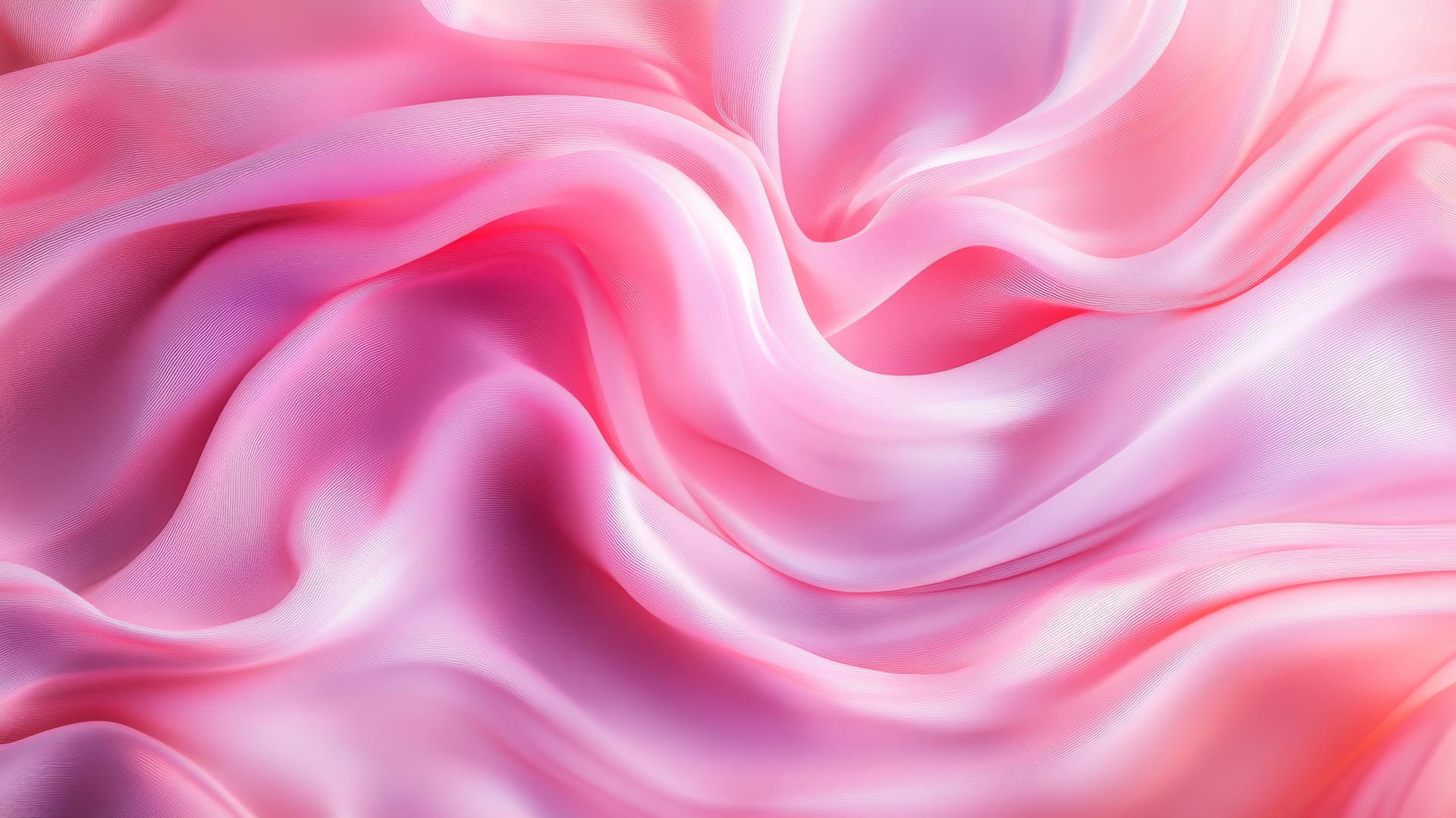 pink wallpaper aesthetic with abstract fluid pink waves and ripples