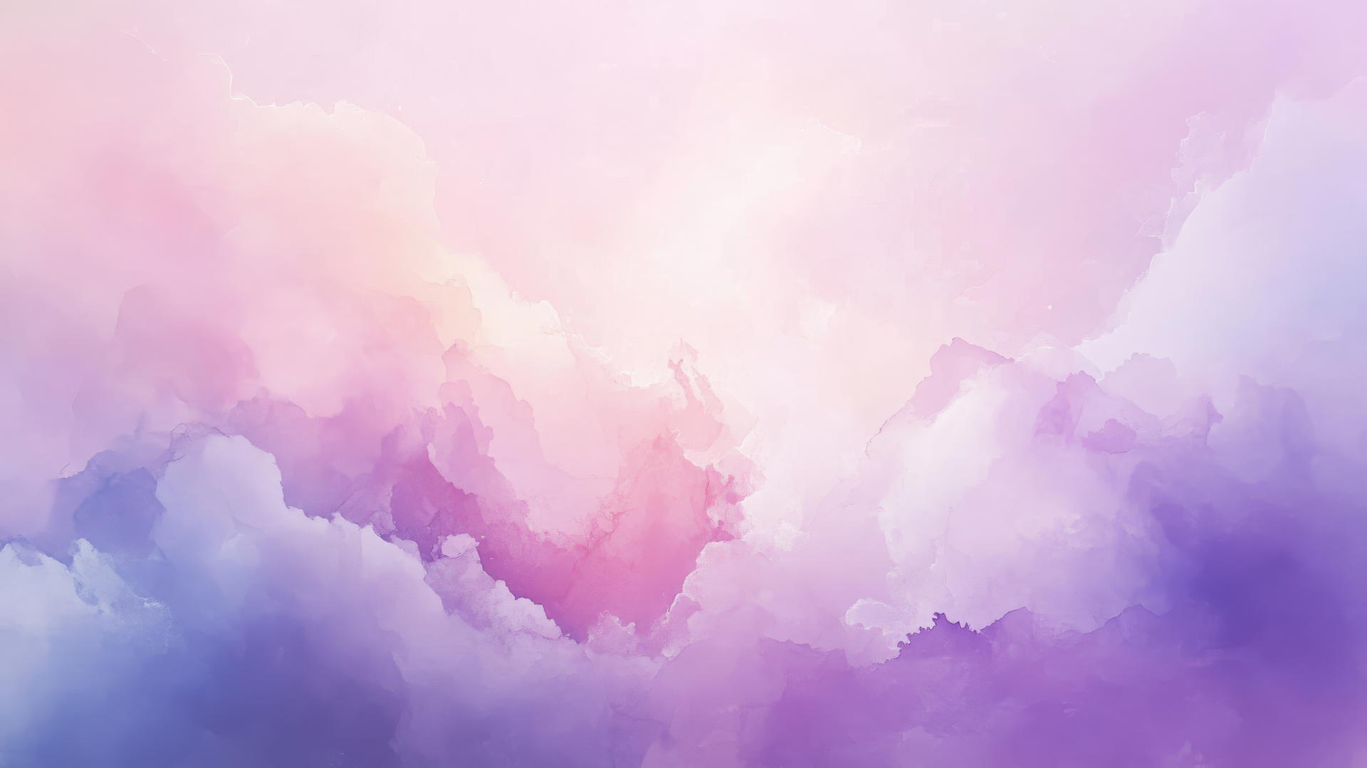 light purple wallpaper with watercolor effect and soft splashes of pink and blue