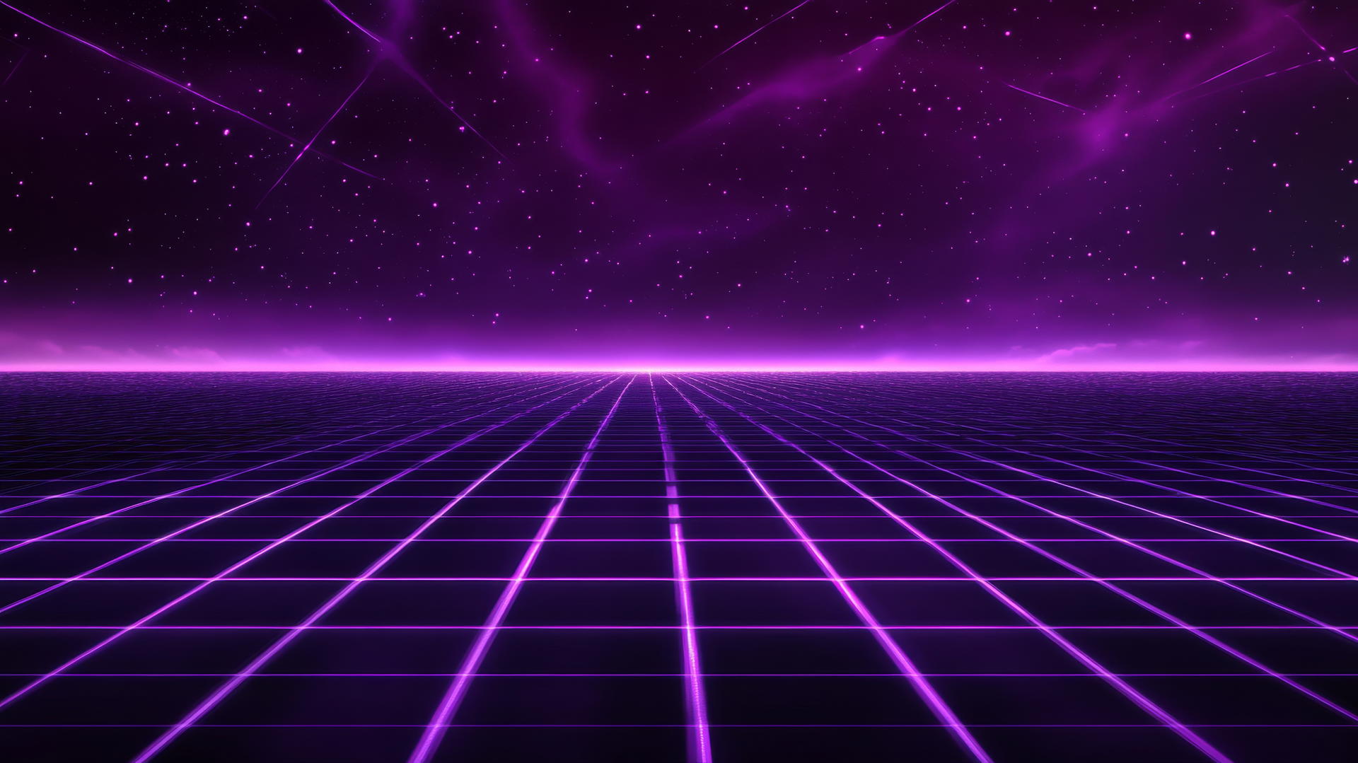 purple background wallpaper with pixelated grid pattern and neon purple highlights