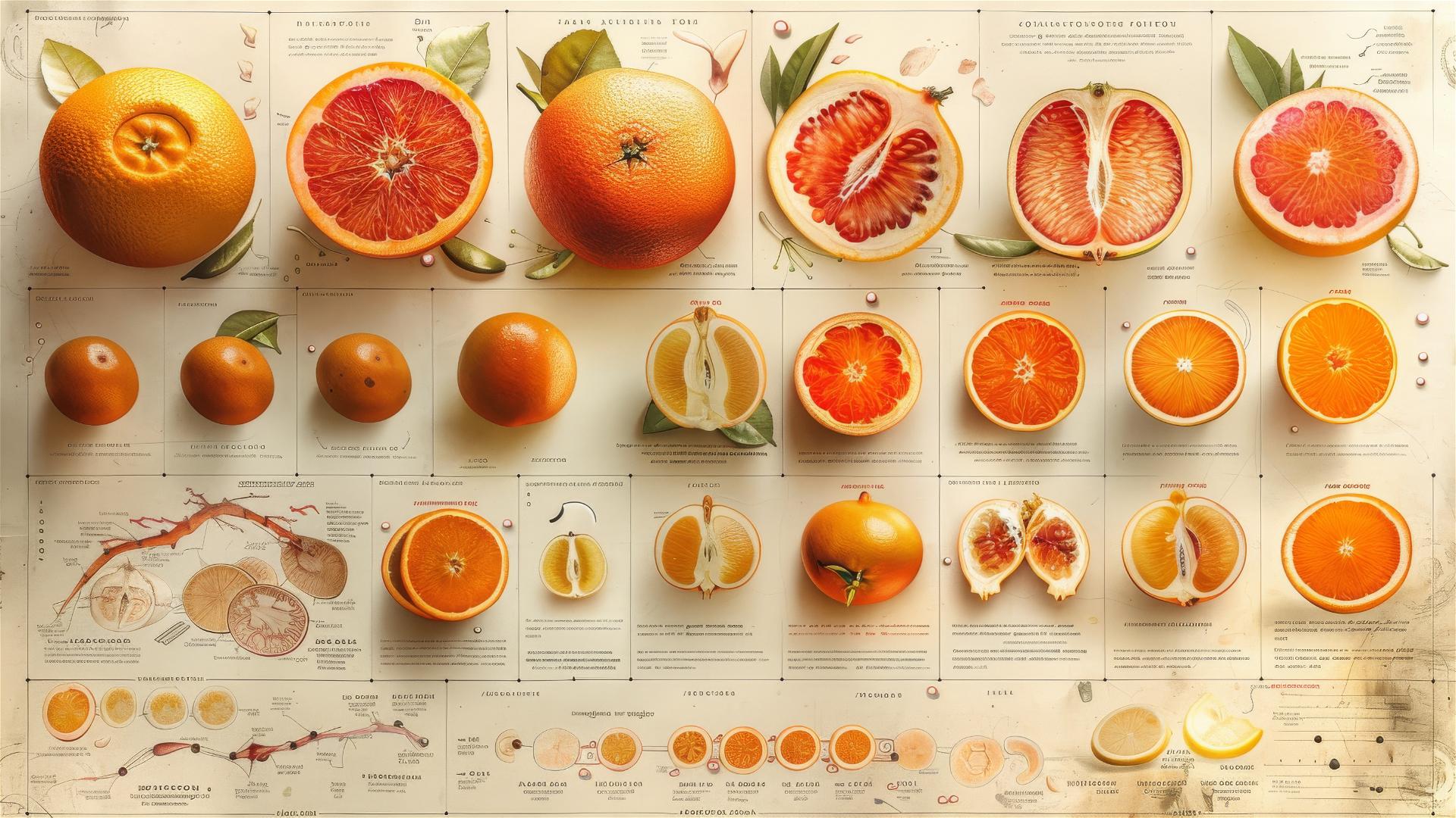 Infographic depicting the anatomy of a uniquely strange fruit