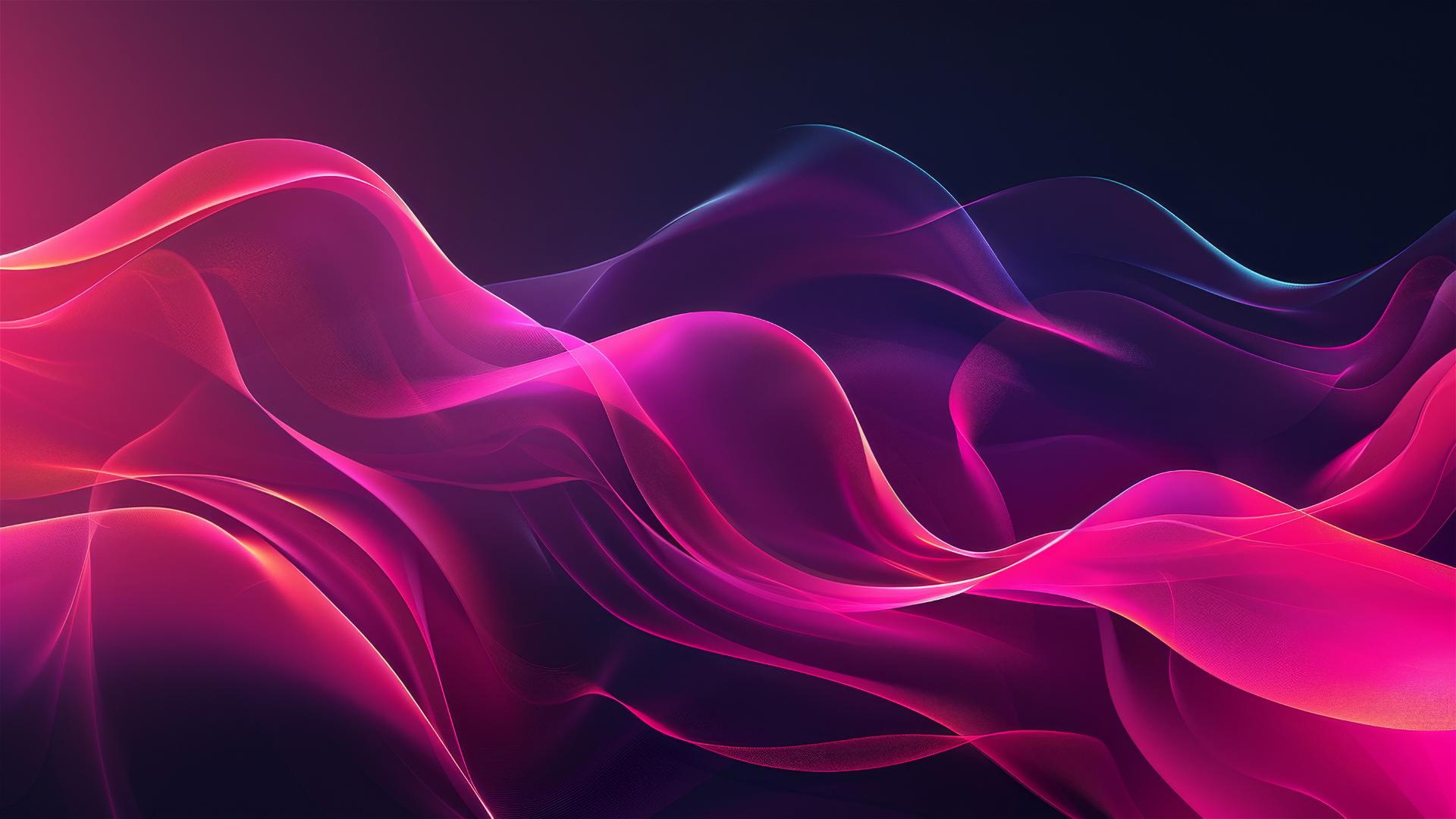 Dark fuchsia shapes on iPhone background