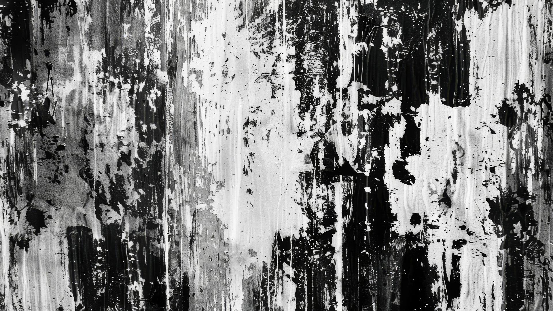White grunge texture on a black background