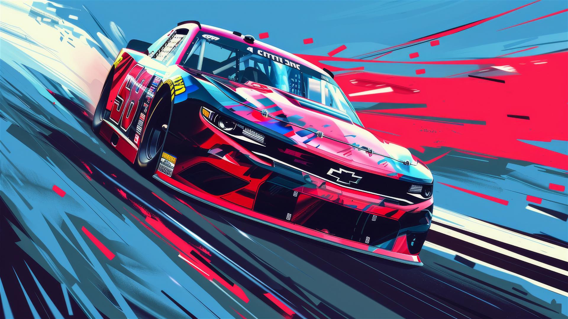 NASCAR themed t-shirt design