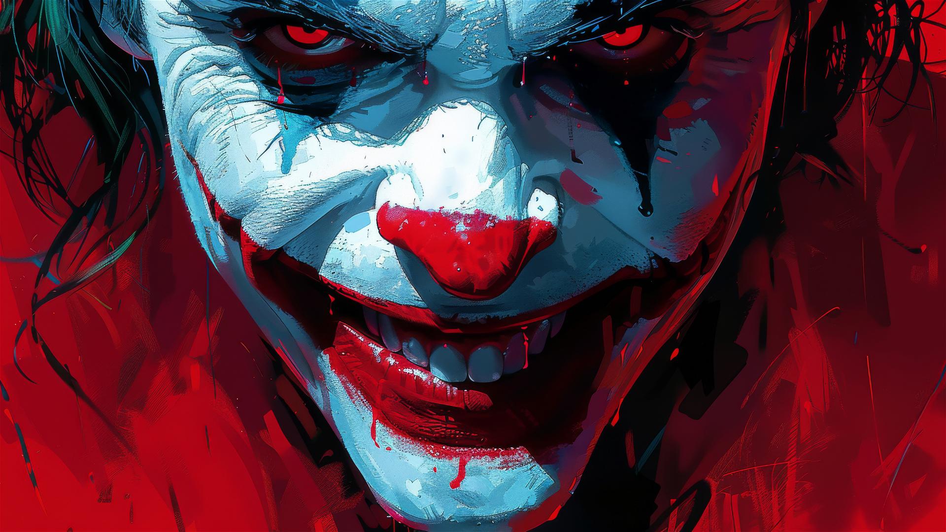 Pattern of the Joker's smile in an eye-catching design