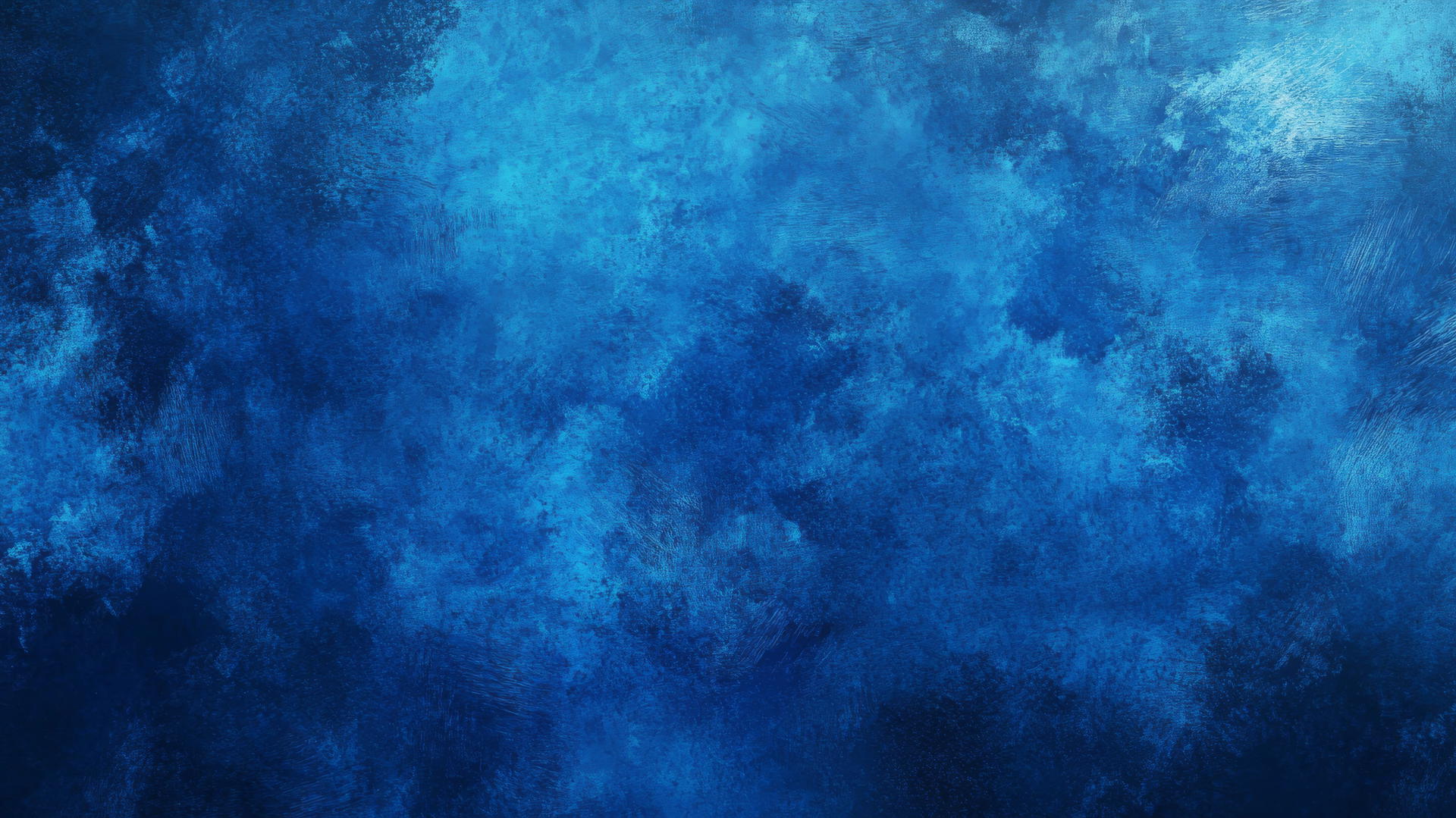 Aesthetic blue wallpaper with abstract brushstrokes on a textured canvas