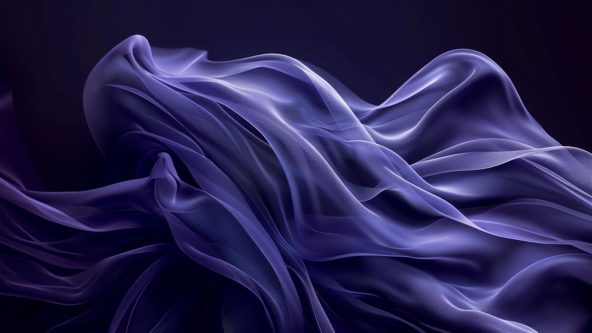 Dark periwinkle shapes on iPhone background