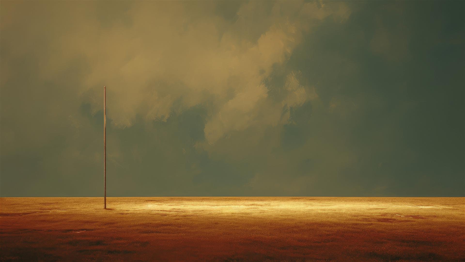 Surreal 1990s-style photo with Dali influences