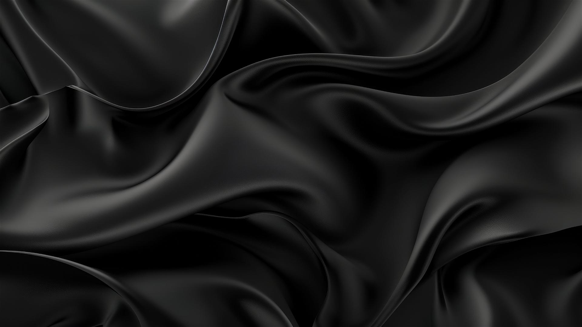 Dark charcoal flowing shapes on iPhone