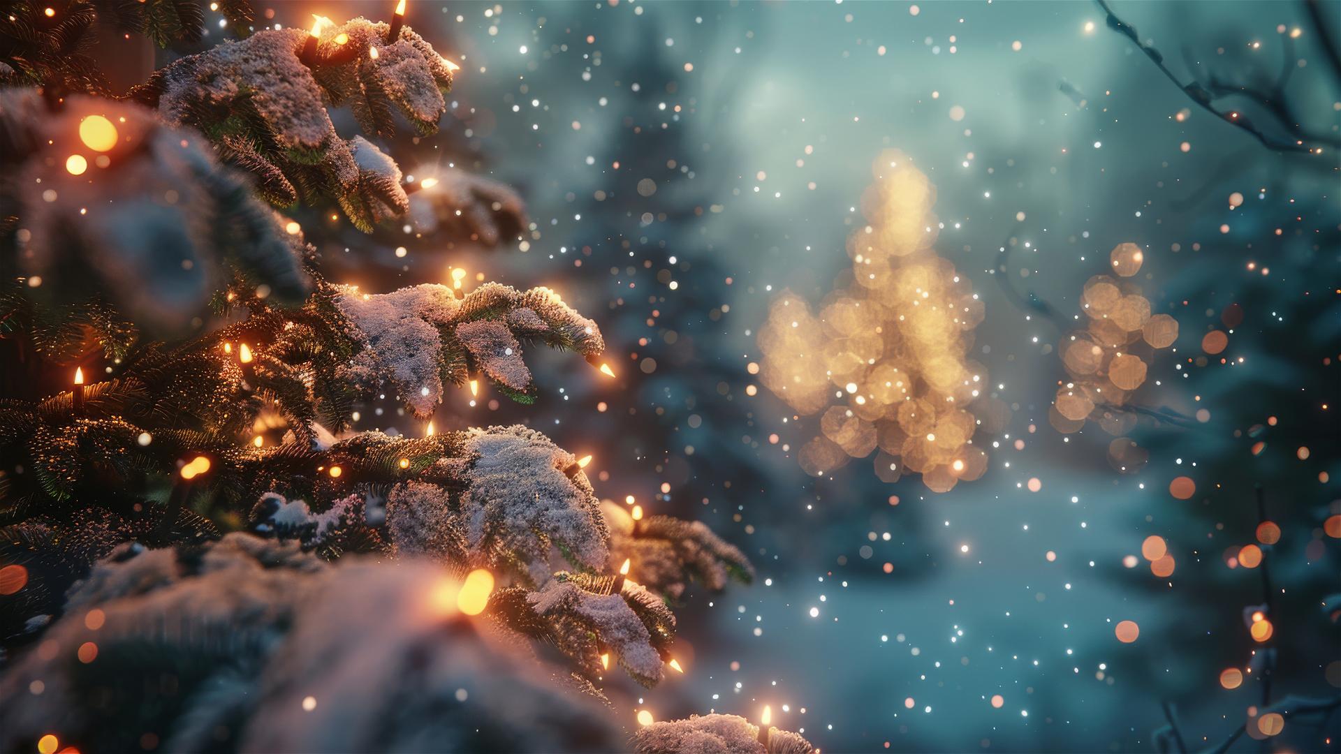 Creative Christmas background in 4K resolution