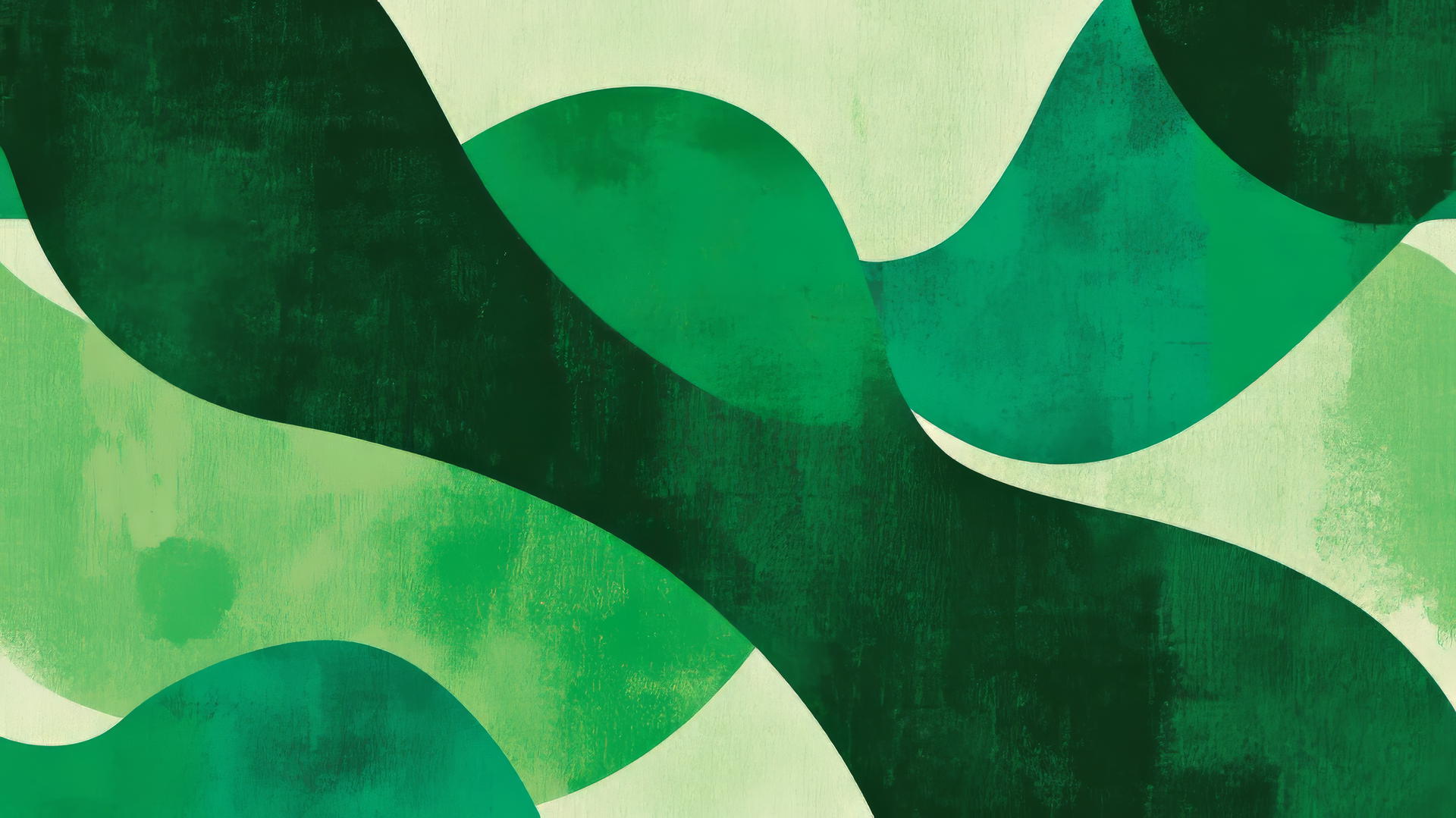 green aesthetic wallpaper with bold, abstract shapes