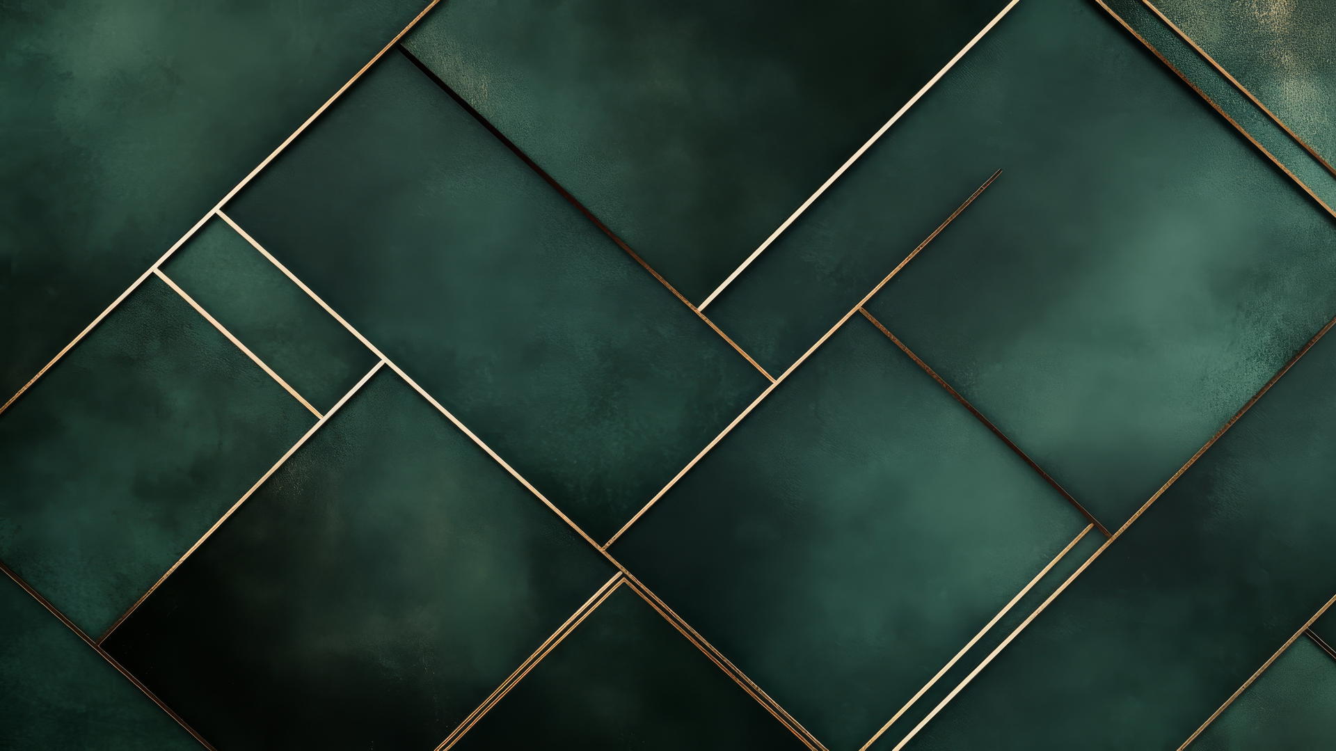 dark green wallpaper with gold geometric patterns