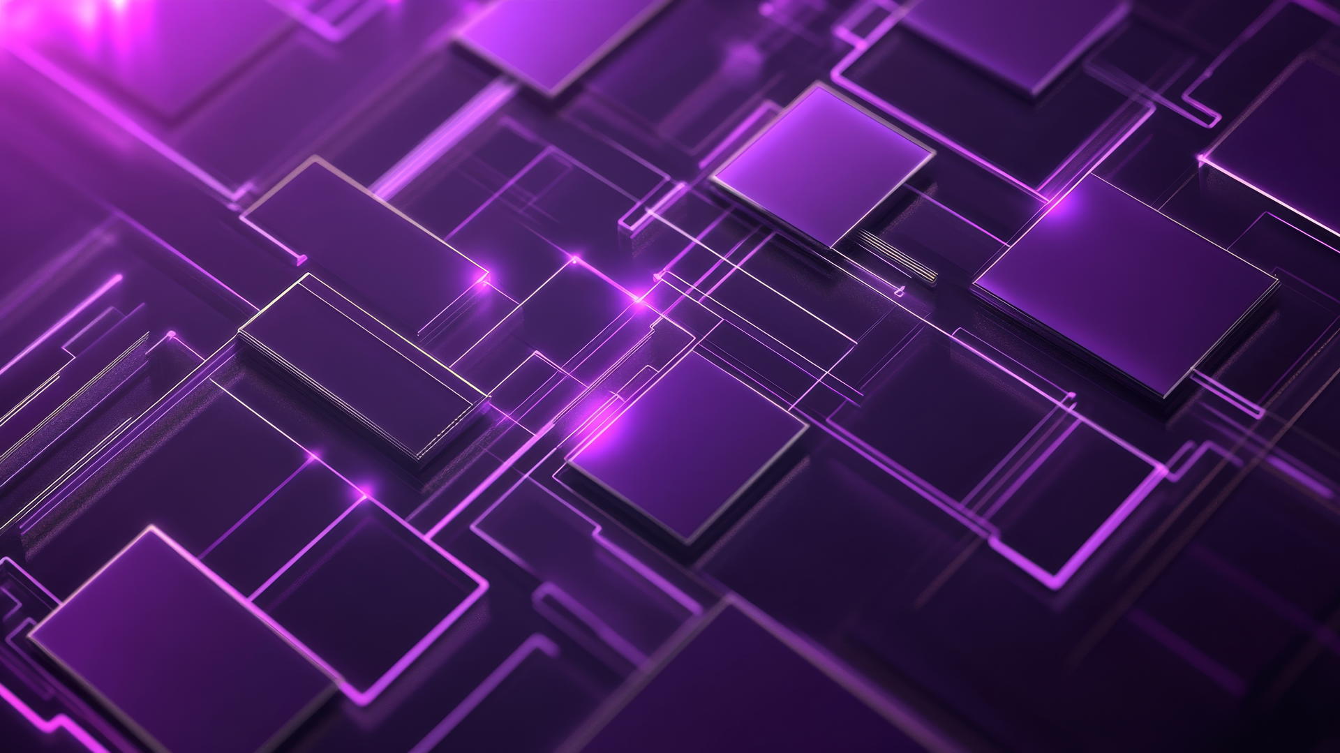 purple wallpaper aesthetic with abstract geometric shapes and glowing lines