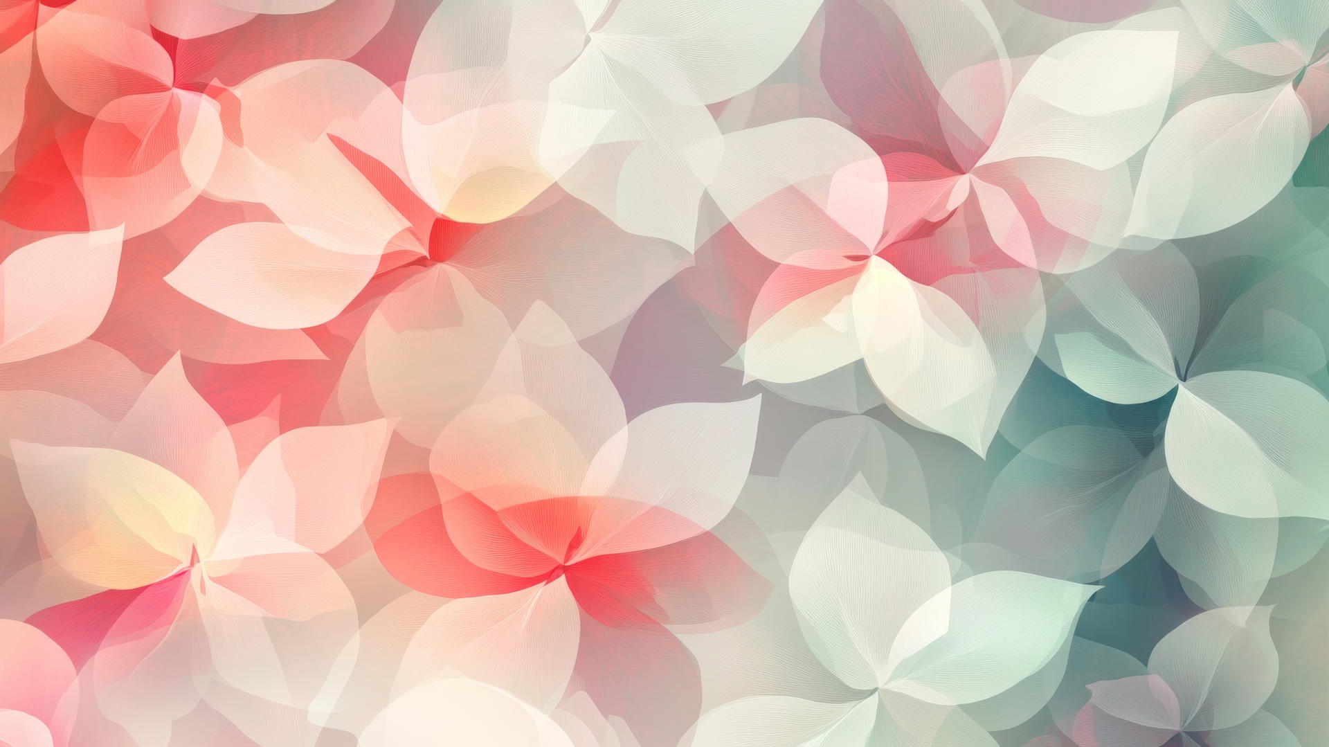 spring background wallpaper with abstract floral pattern, soft gradients, and gentle curves
