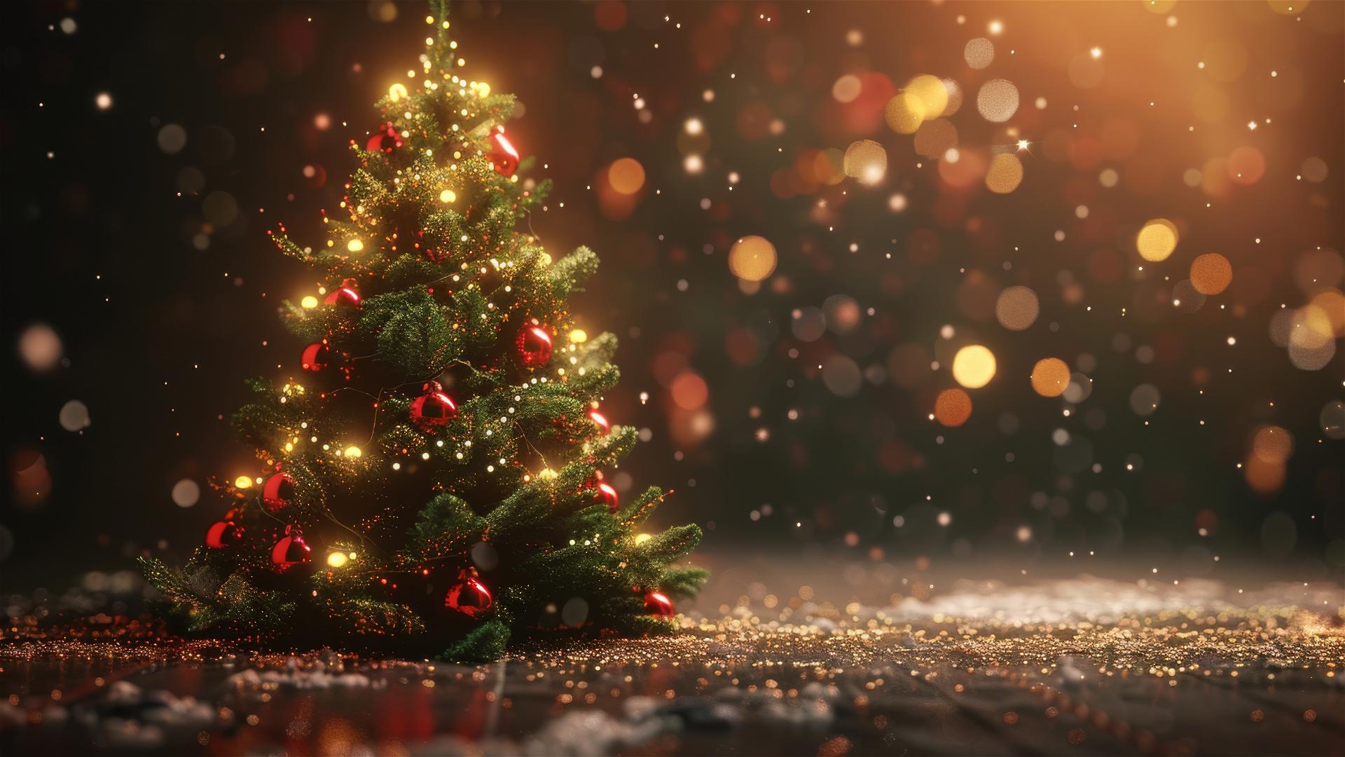 Decorated Christmas tree