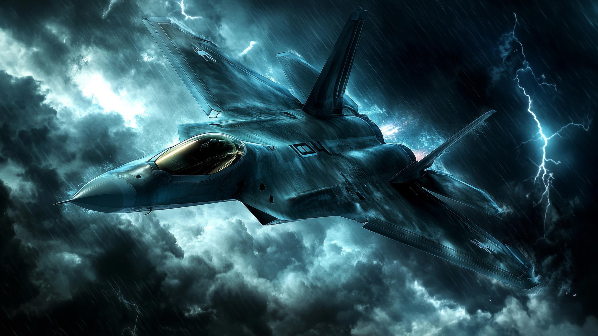 fighter jet flying in stormy skies, cool wallpapers for boys