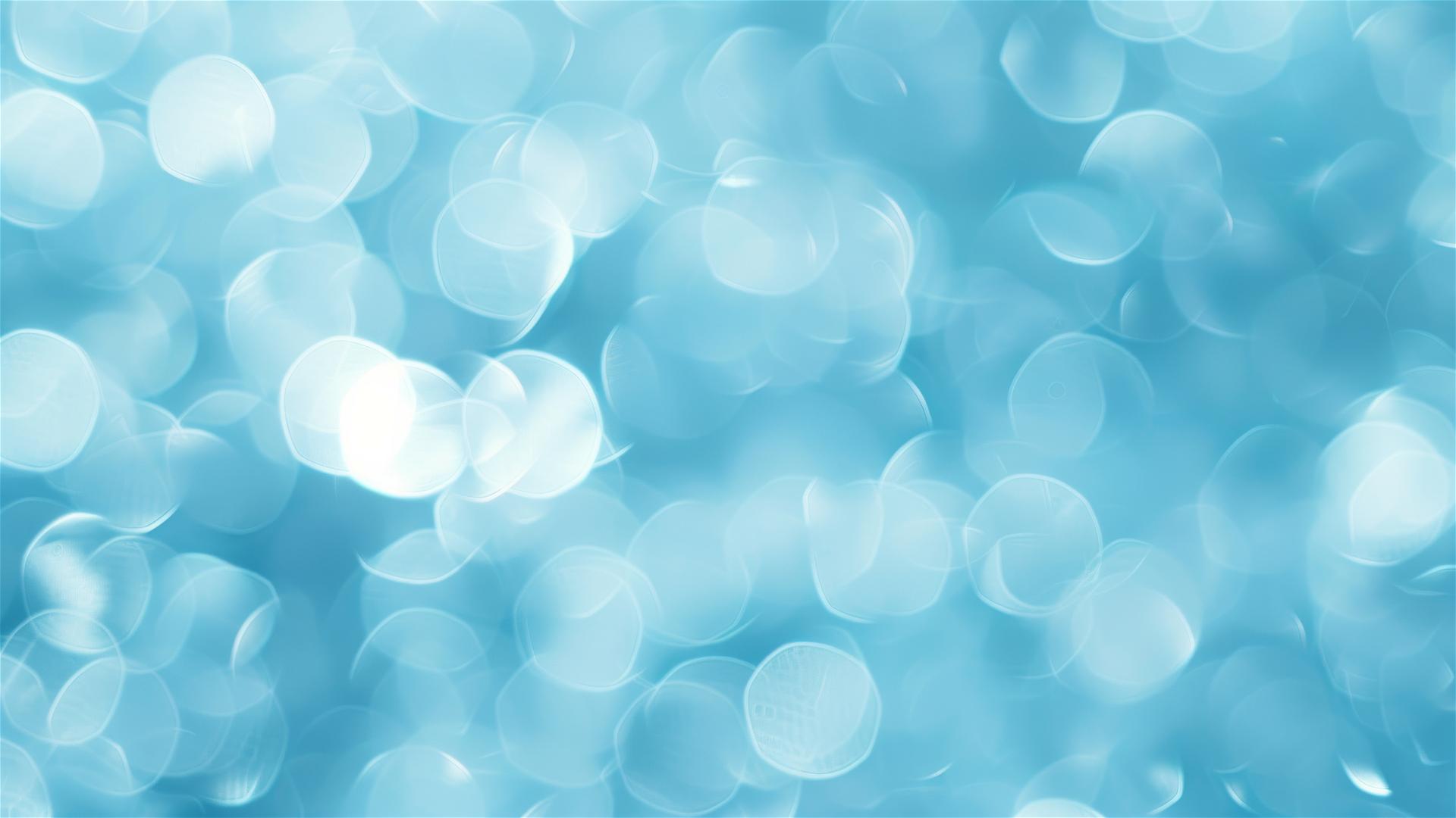 Light blue bulletin board background with a bokeh effect