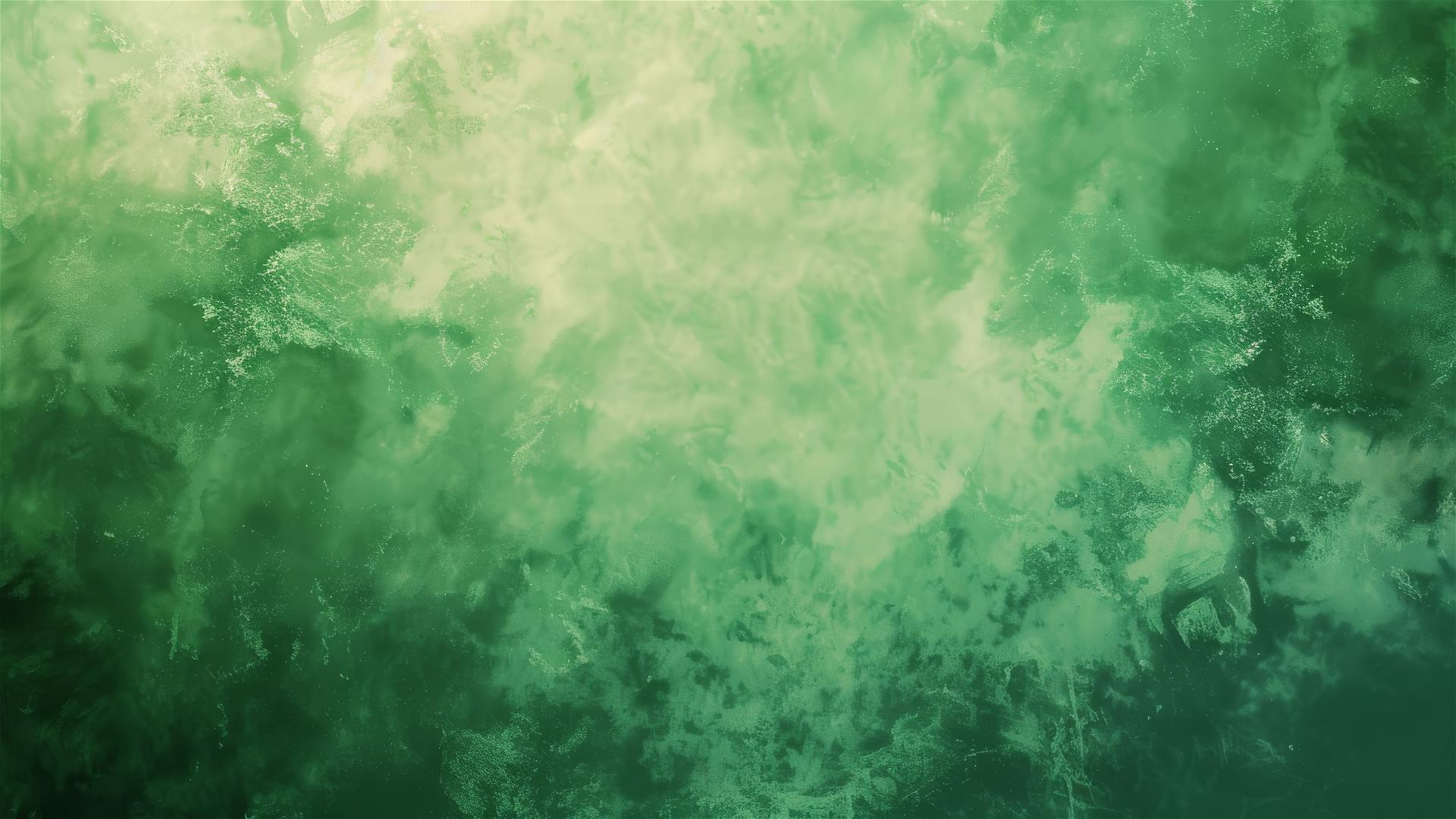 Blurred background gradient in various green shades