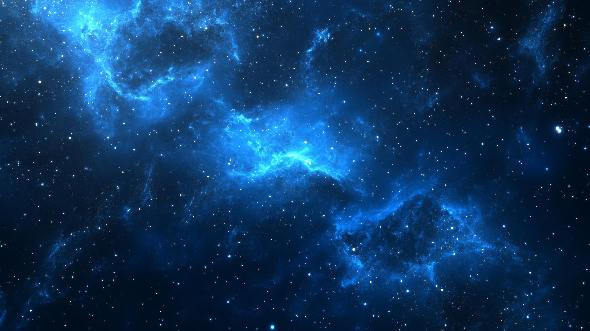 royal blue wallpaper with starry galaxy and twinkling stars
