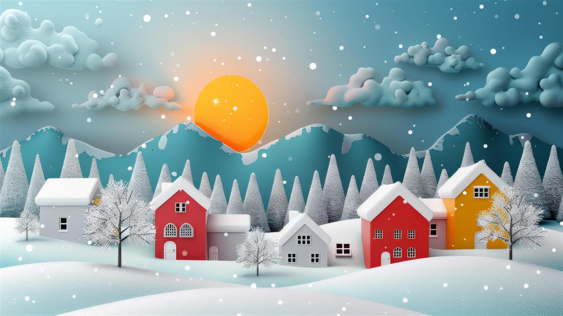Christmas graphic design with vector elements