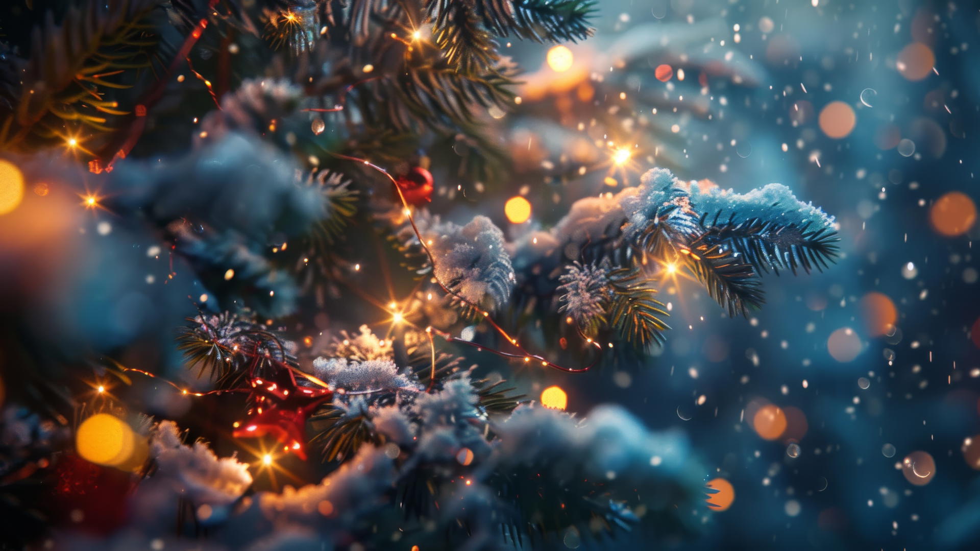 Creative Christmas background in 4K resolution