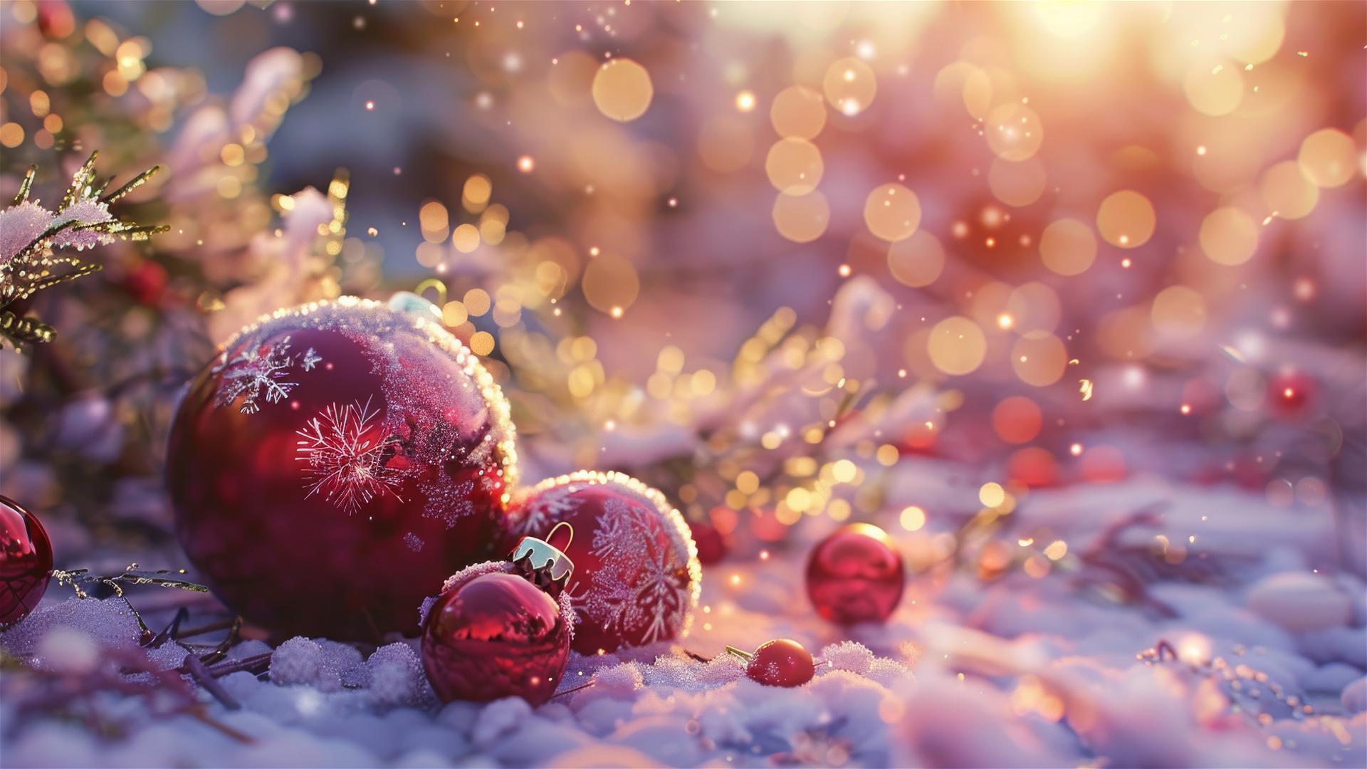 Creative Christmas background in 4K resolution