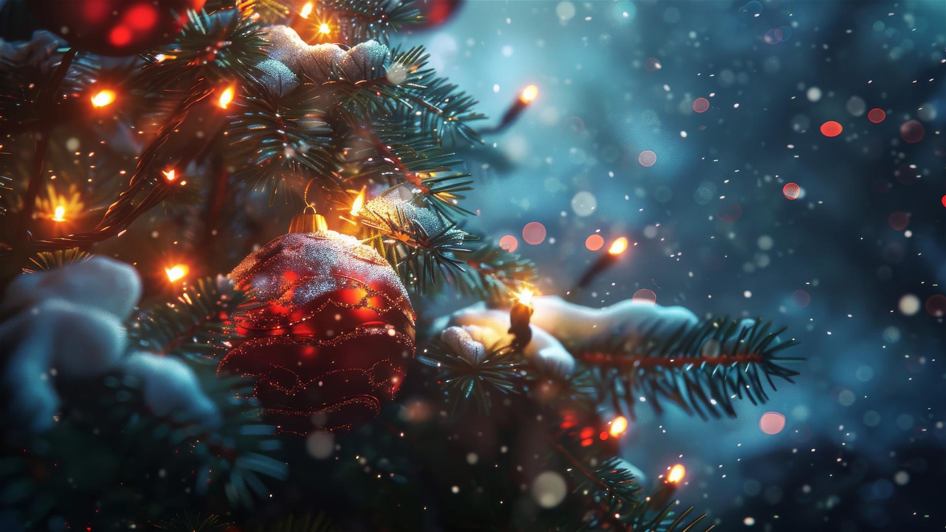 Christmas themed background in 4K resolution