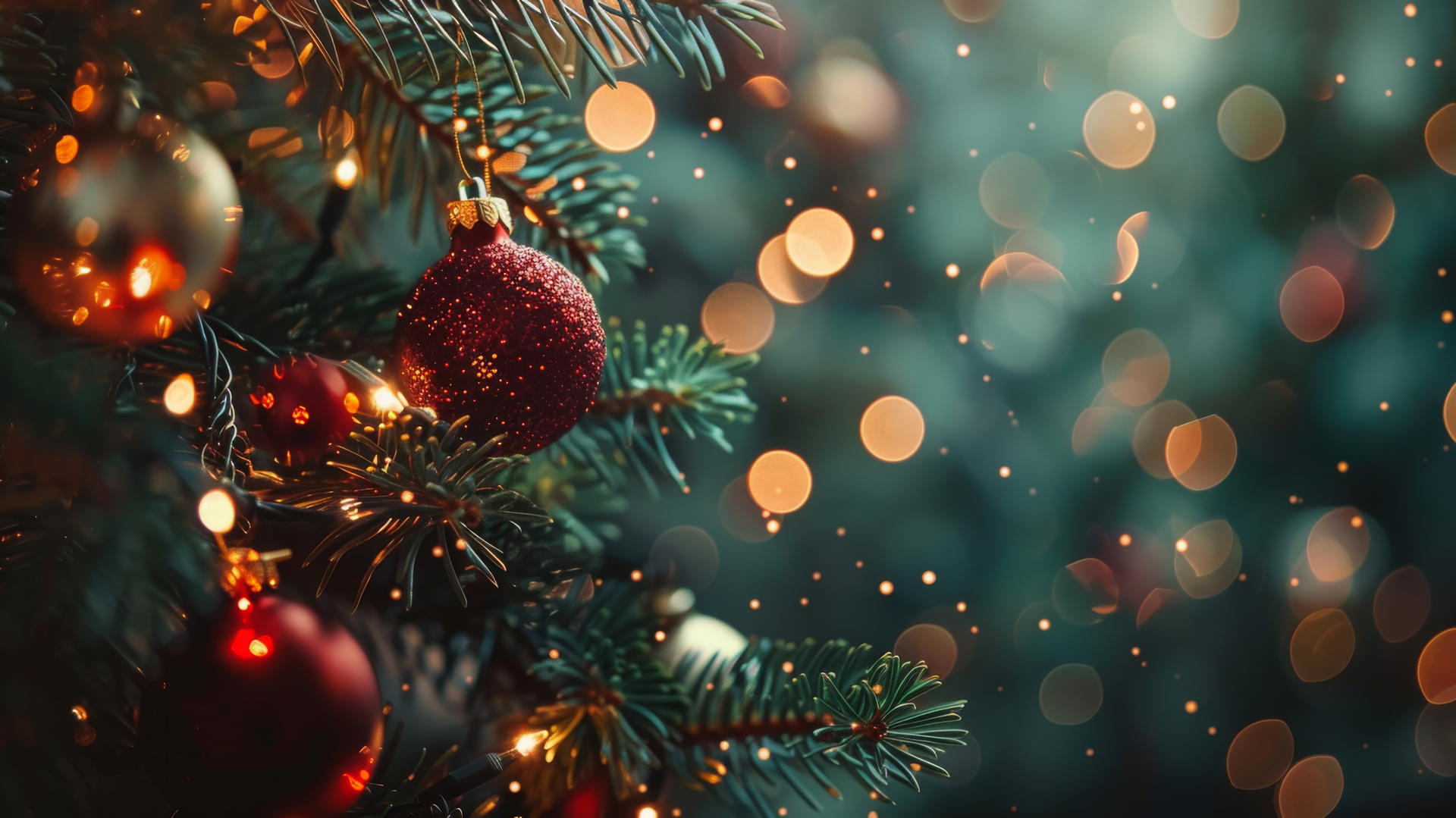 Christmas background with festive designs