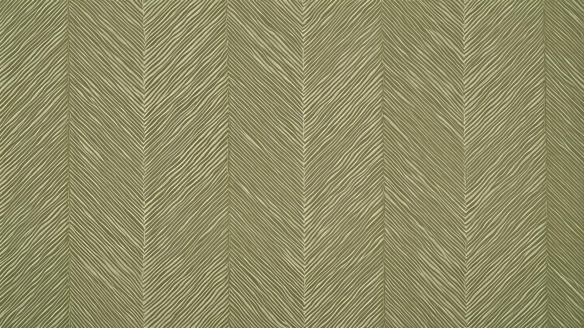 olive green wallpaper with subtle herringbone pattern