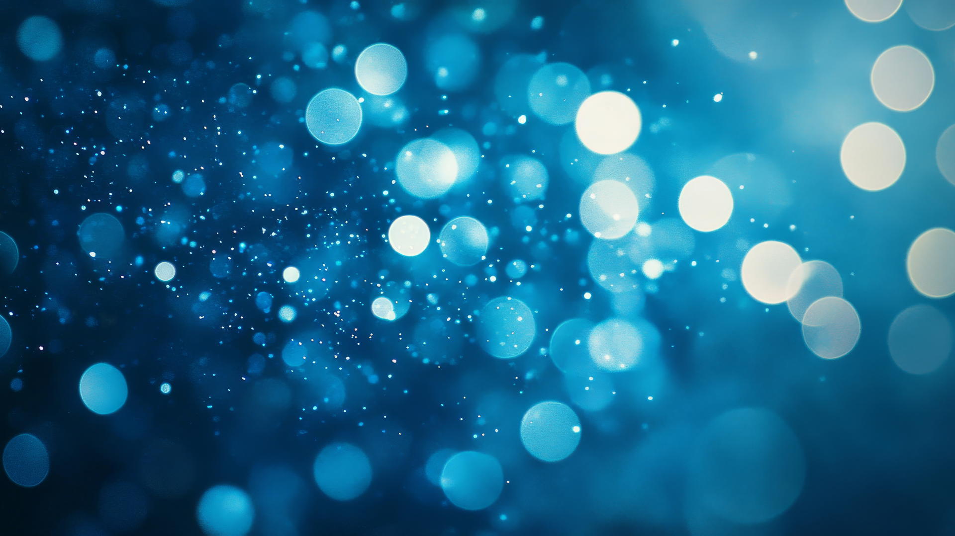 aesthetic wallpaper blue with soft blue bokeh light effect