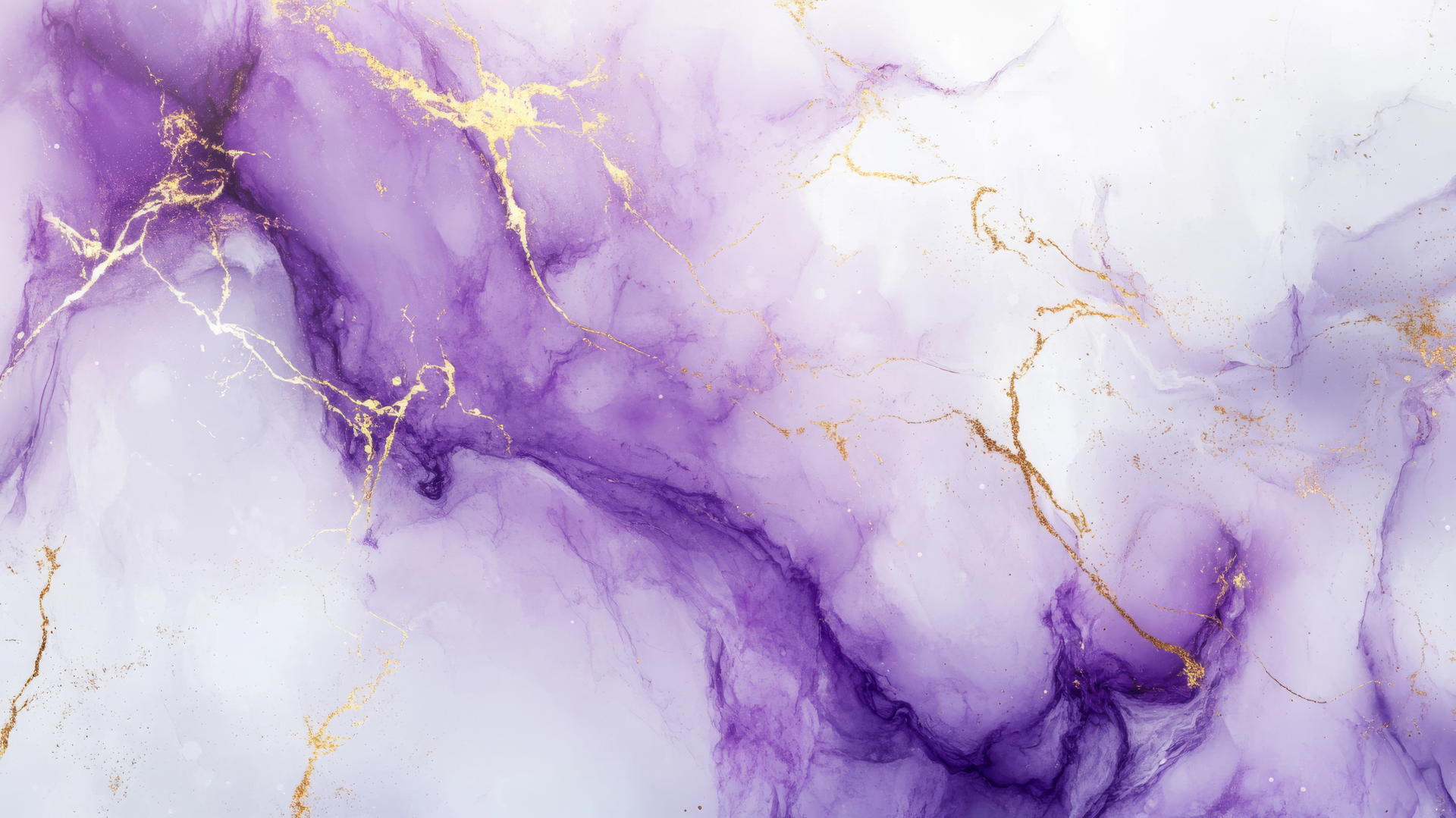 aesthetic purple wallpaper with chic marble, purple veins, and gold flecks