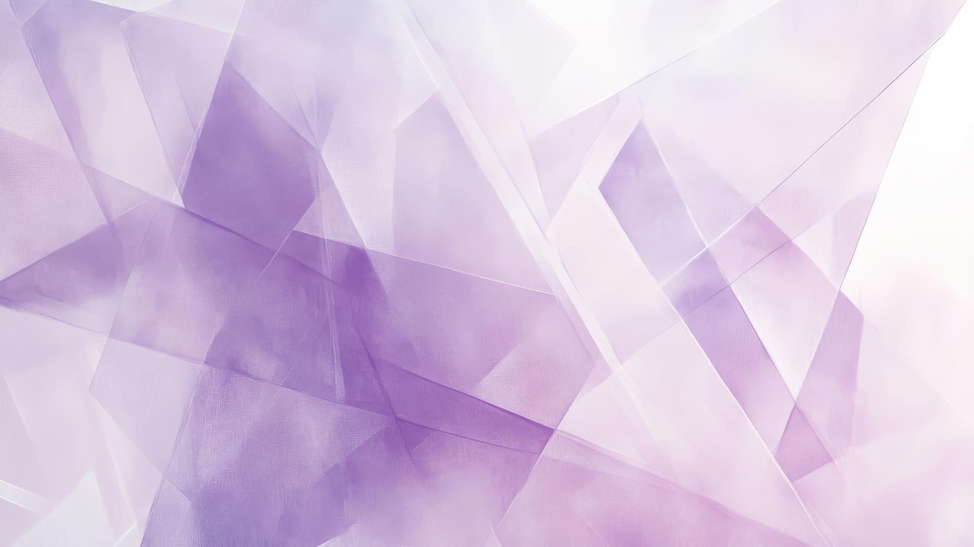 light purple wallpaper with translucent overlapping shapes