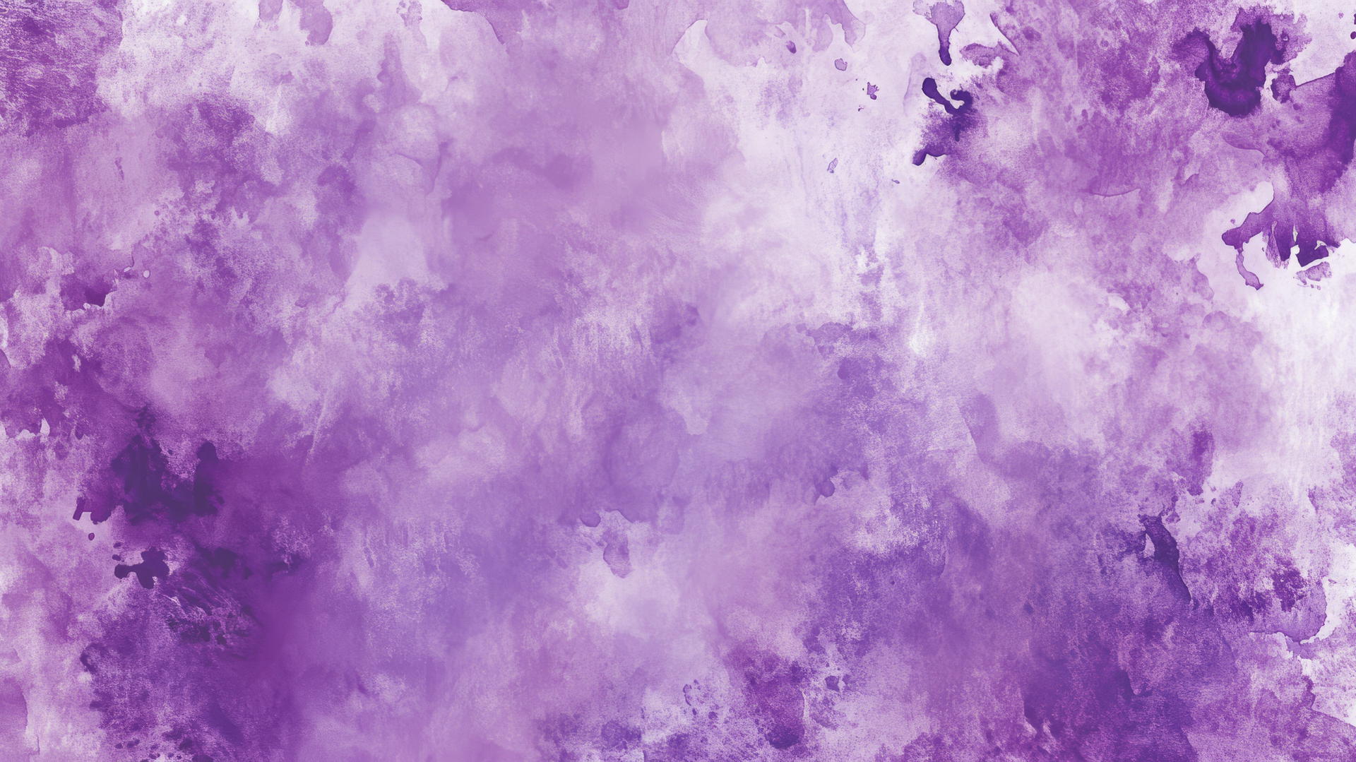 purple wallpaper aesthetic with watercolor-style abstract splashes of lavender and violet
