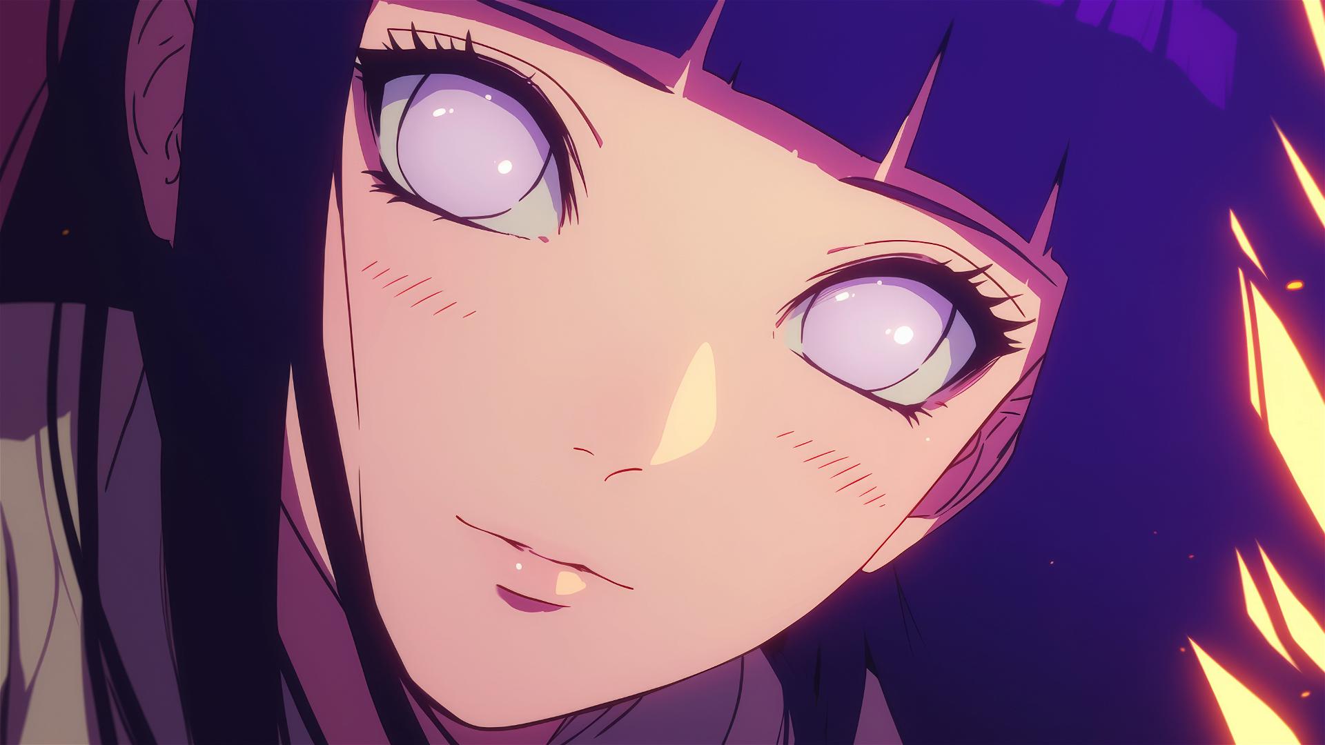 Illustration of Hinata Hyuga from Naruto