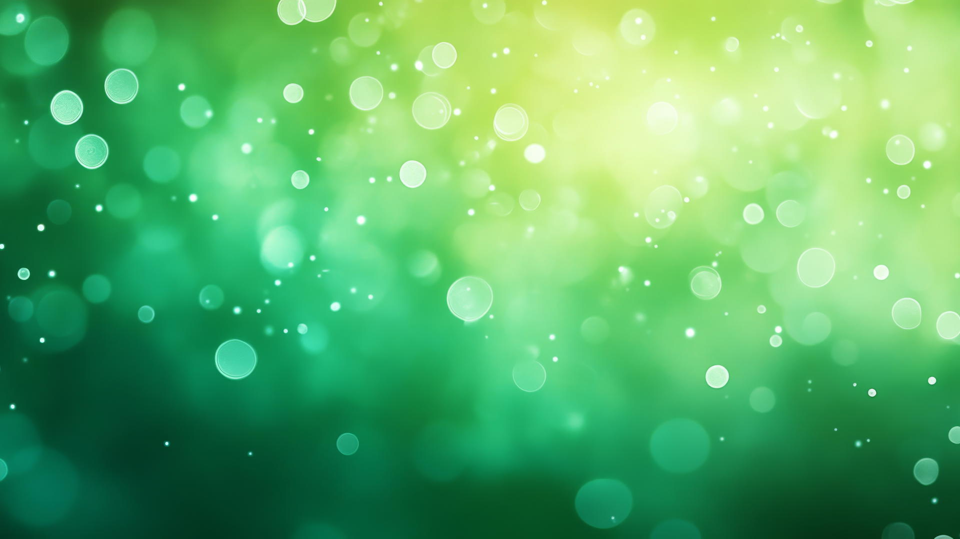 A calming emerald green wallpaper with a soft gradient and subtle bokeh effects