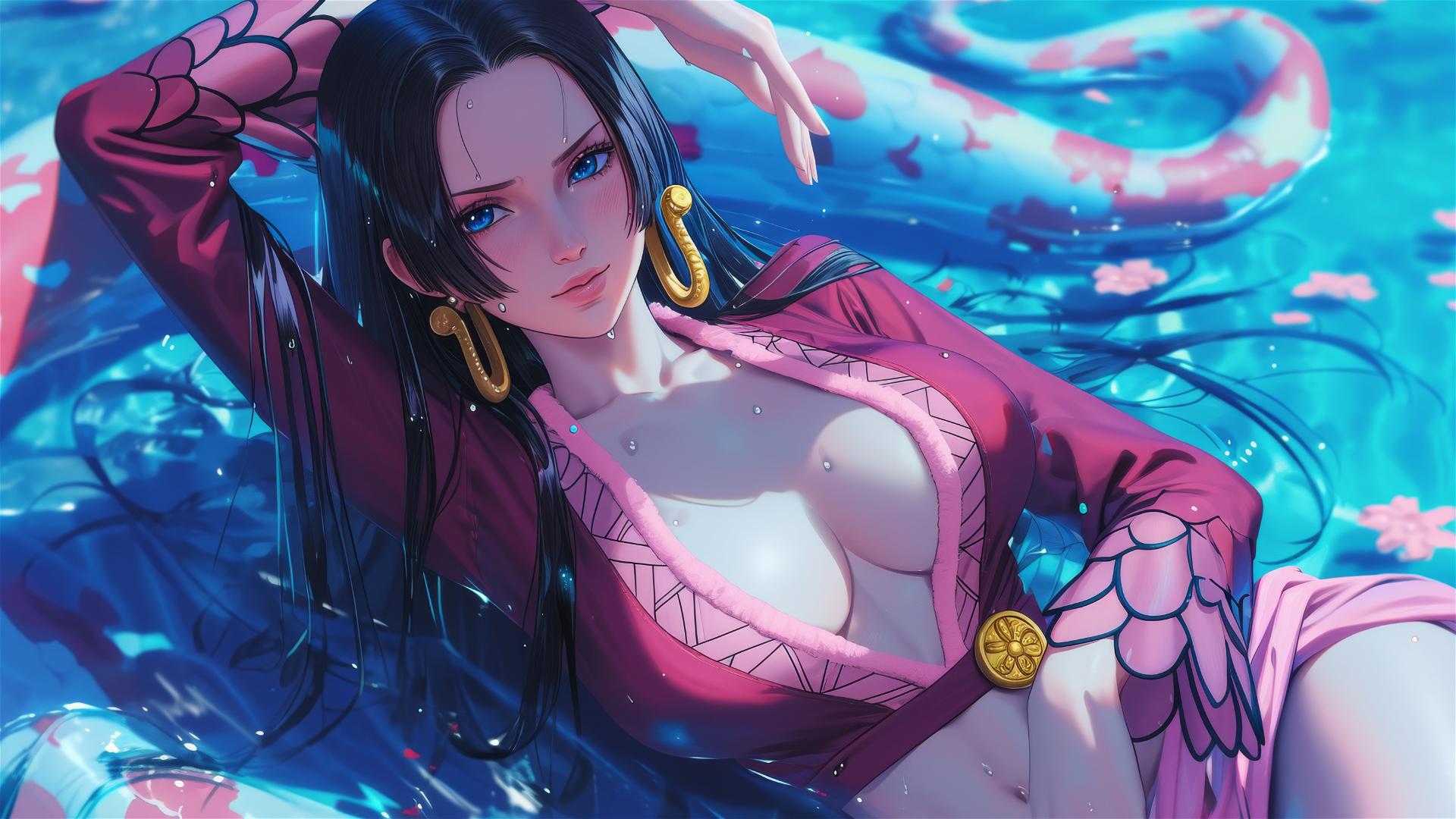 Boa Hancock character from One Piece anime illustration