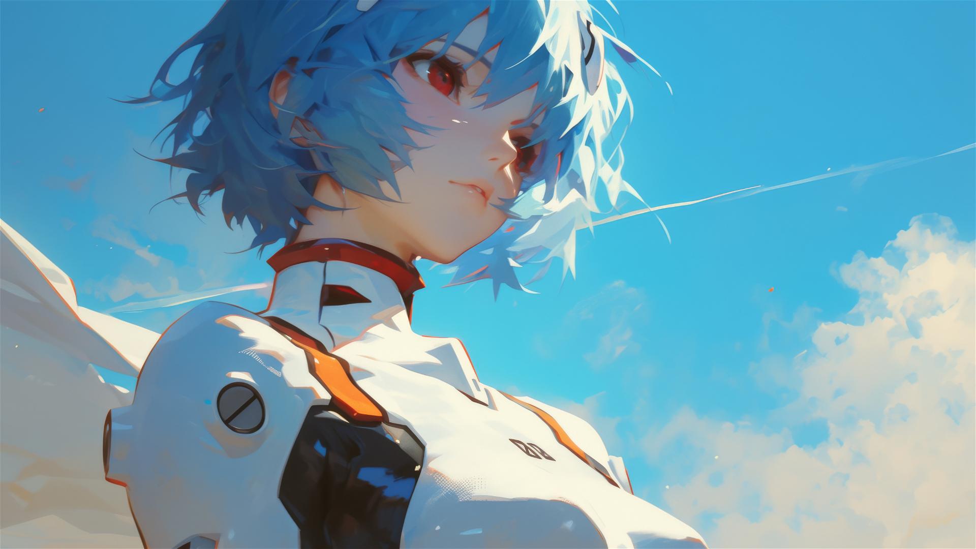 Rei Ayanami from the anime Neon Genesis Evangelion