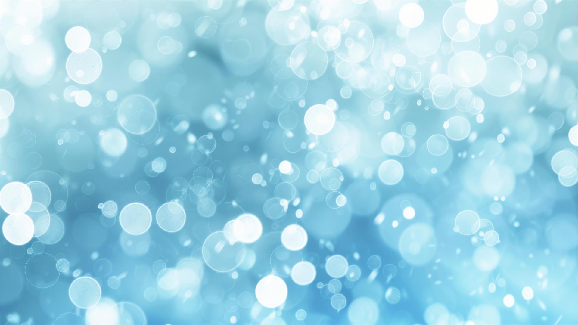 Light blue bulletin board background with bokeh effect