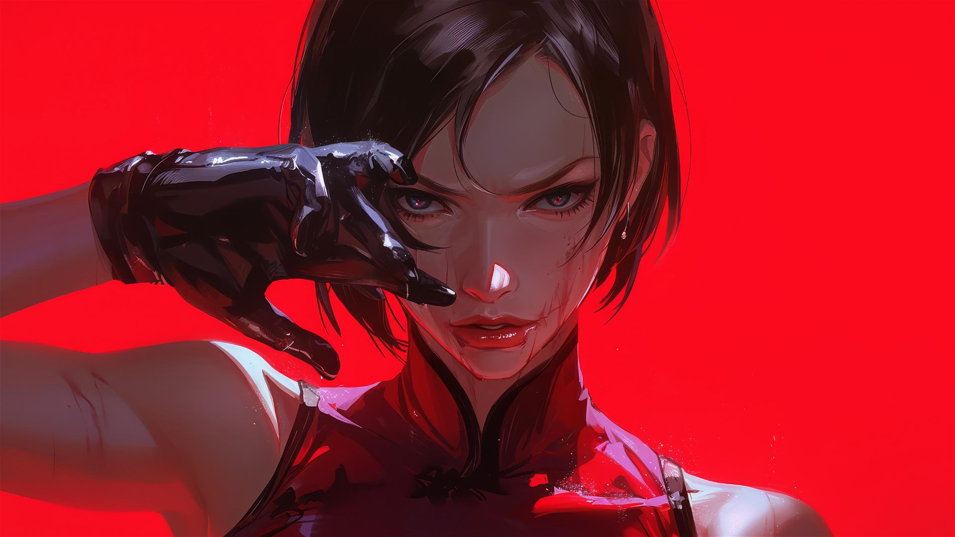 Ada Wong from Resident Evil character portrait